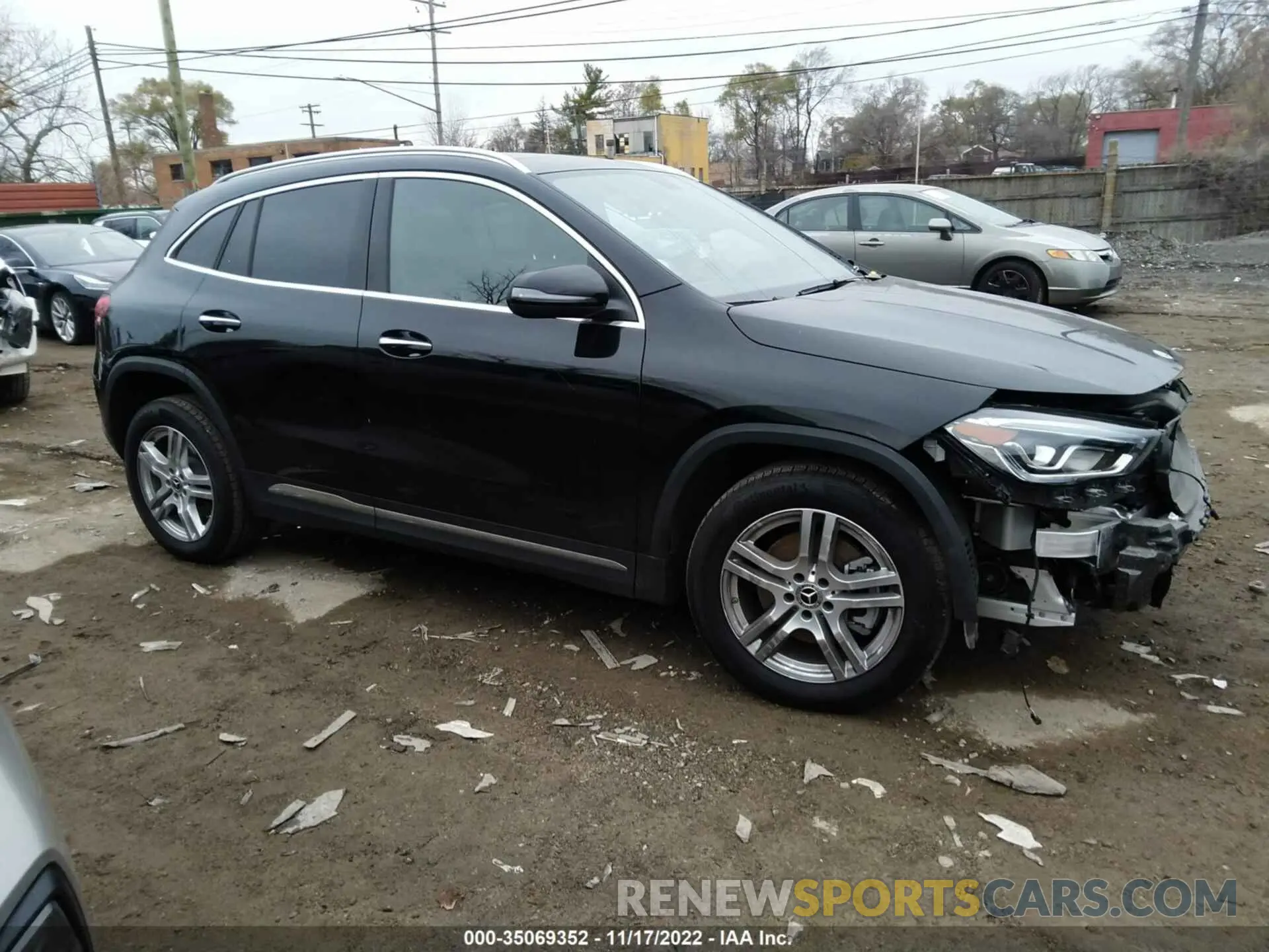1 fotografías del automóvil dañado W1N4N4HB0NJ322650 MERCEDES-BENZ GLA 2022