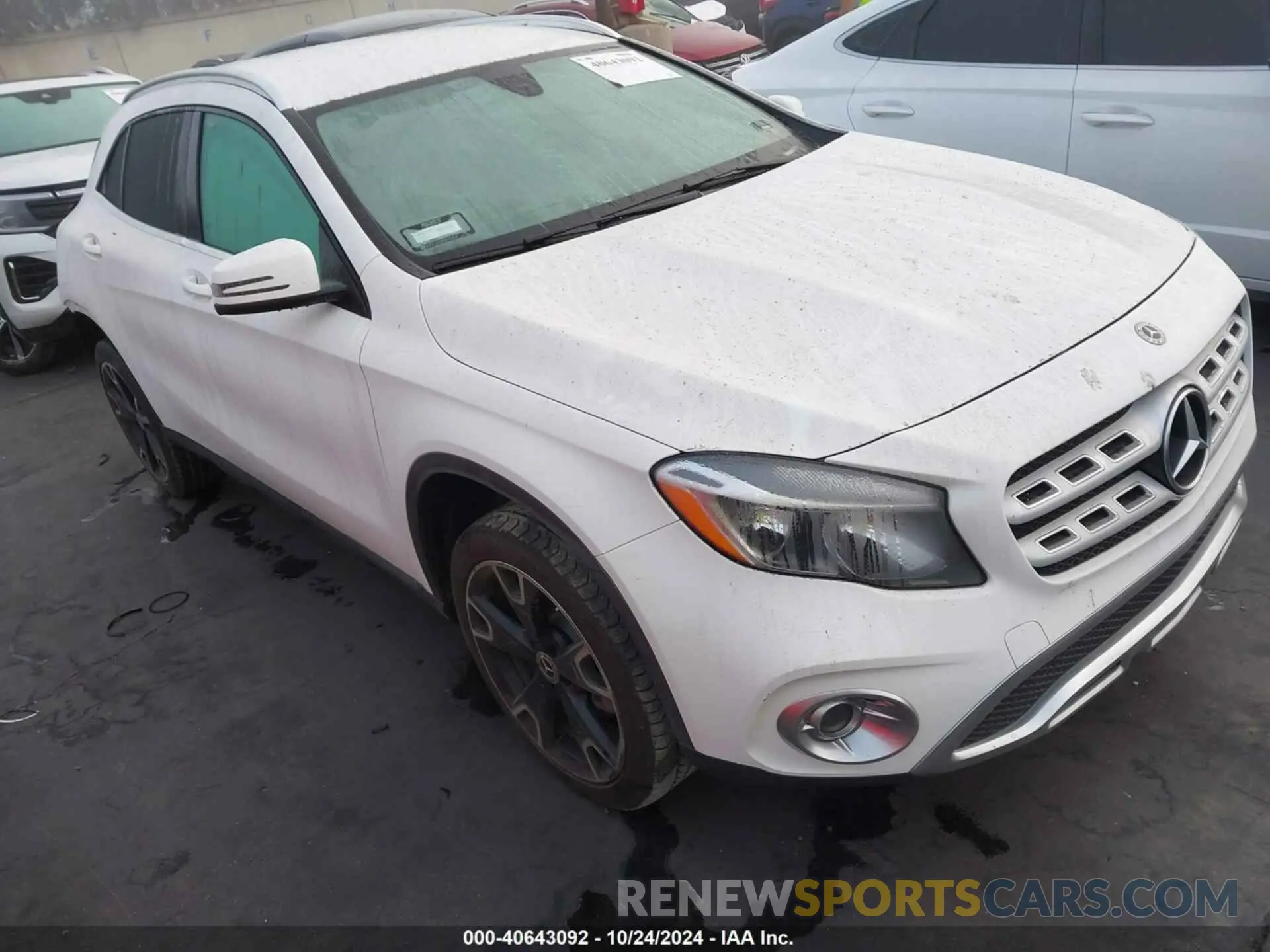 1 fotografías del automóvil dañado WDCTG4EB2KJ579204 MERCEDES-BENZ GLA 250 2019