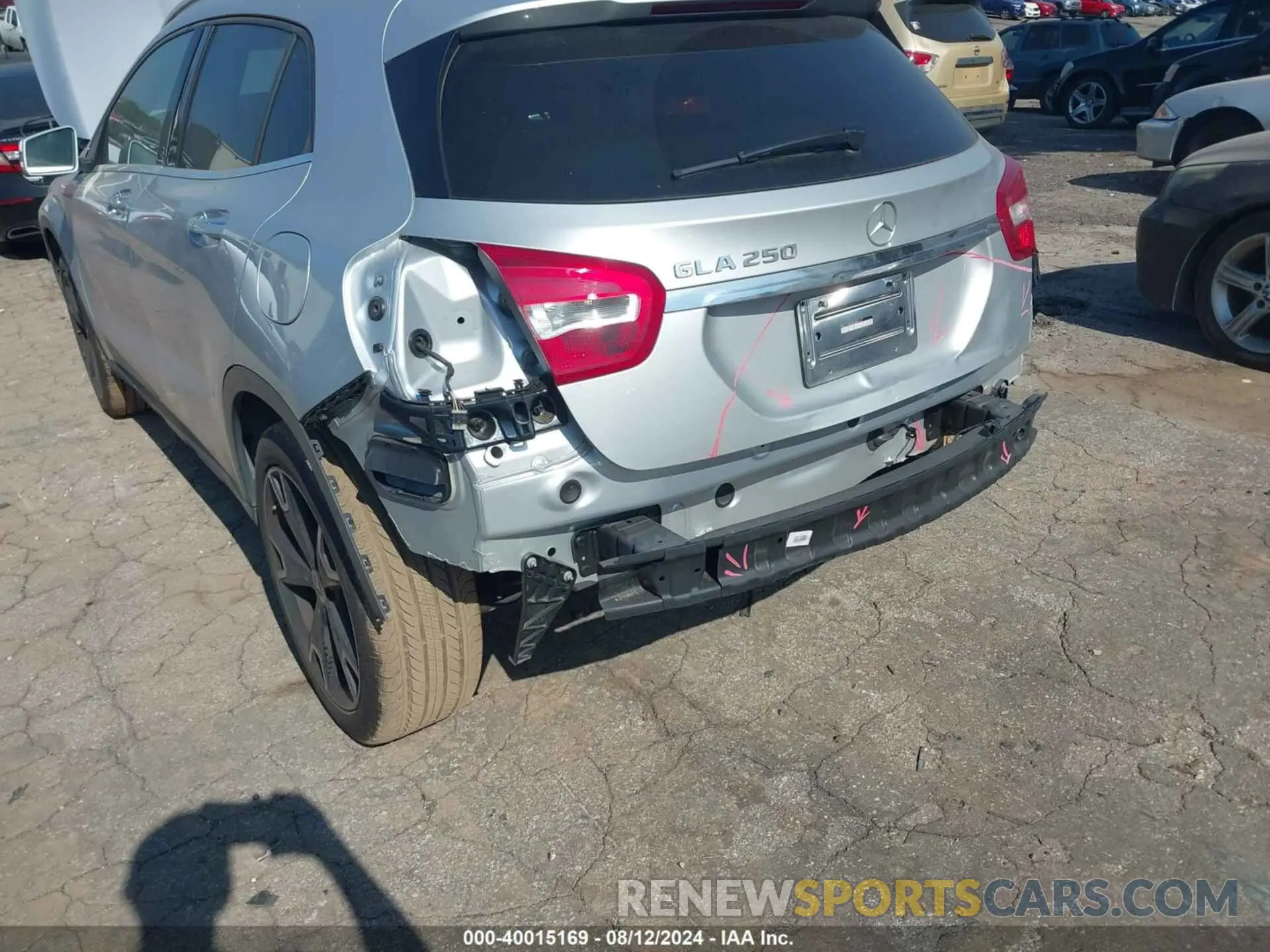 6 fotografías del automóvil dañado WDCTG4EB5KU006117 MERCEDES-BENZ GLA 250 2019