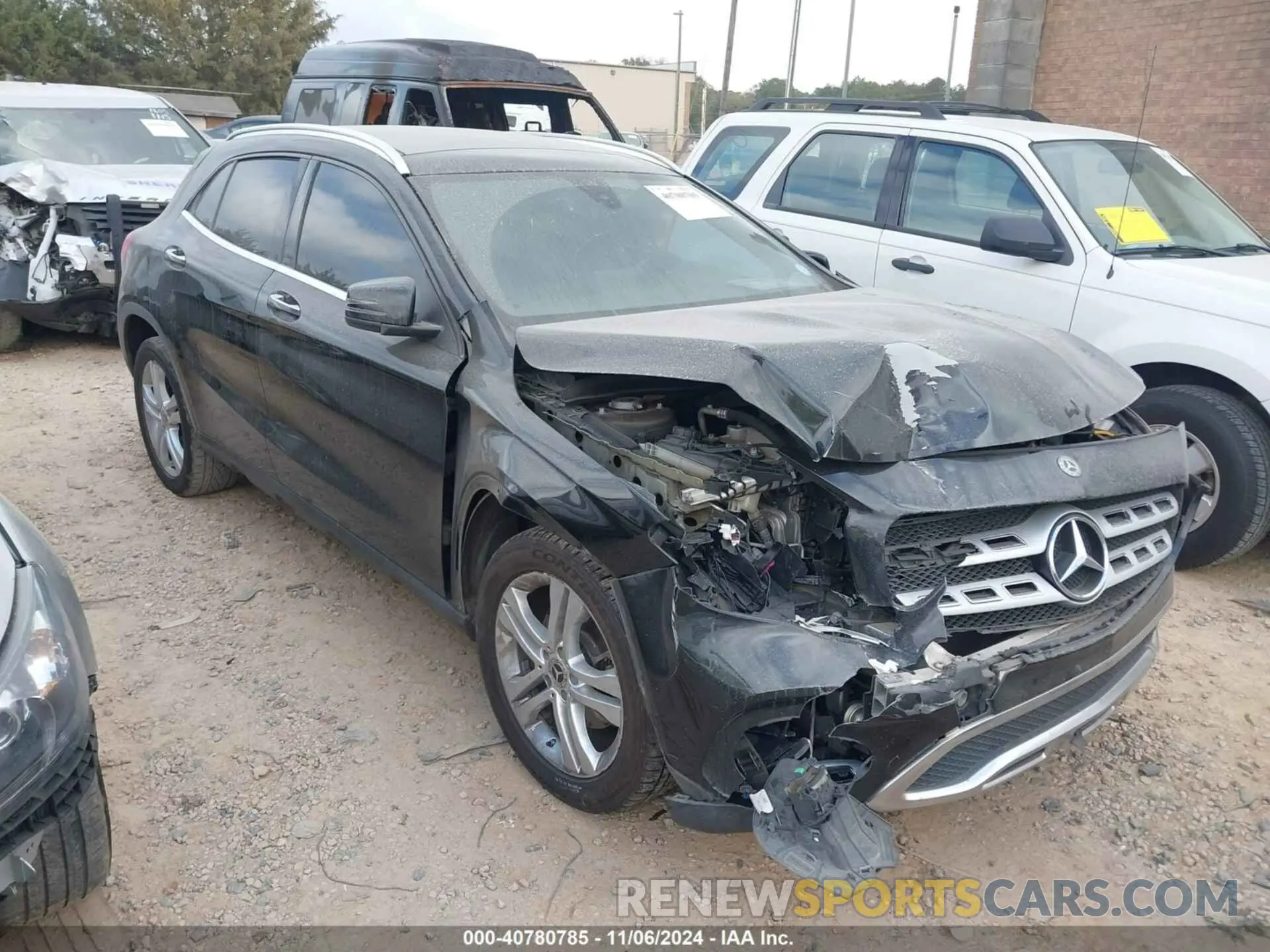 1 fotografías del automóvil dañado WDCTG4EB9KU016195 MERCEDES-BENZ GLA 250 2019