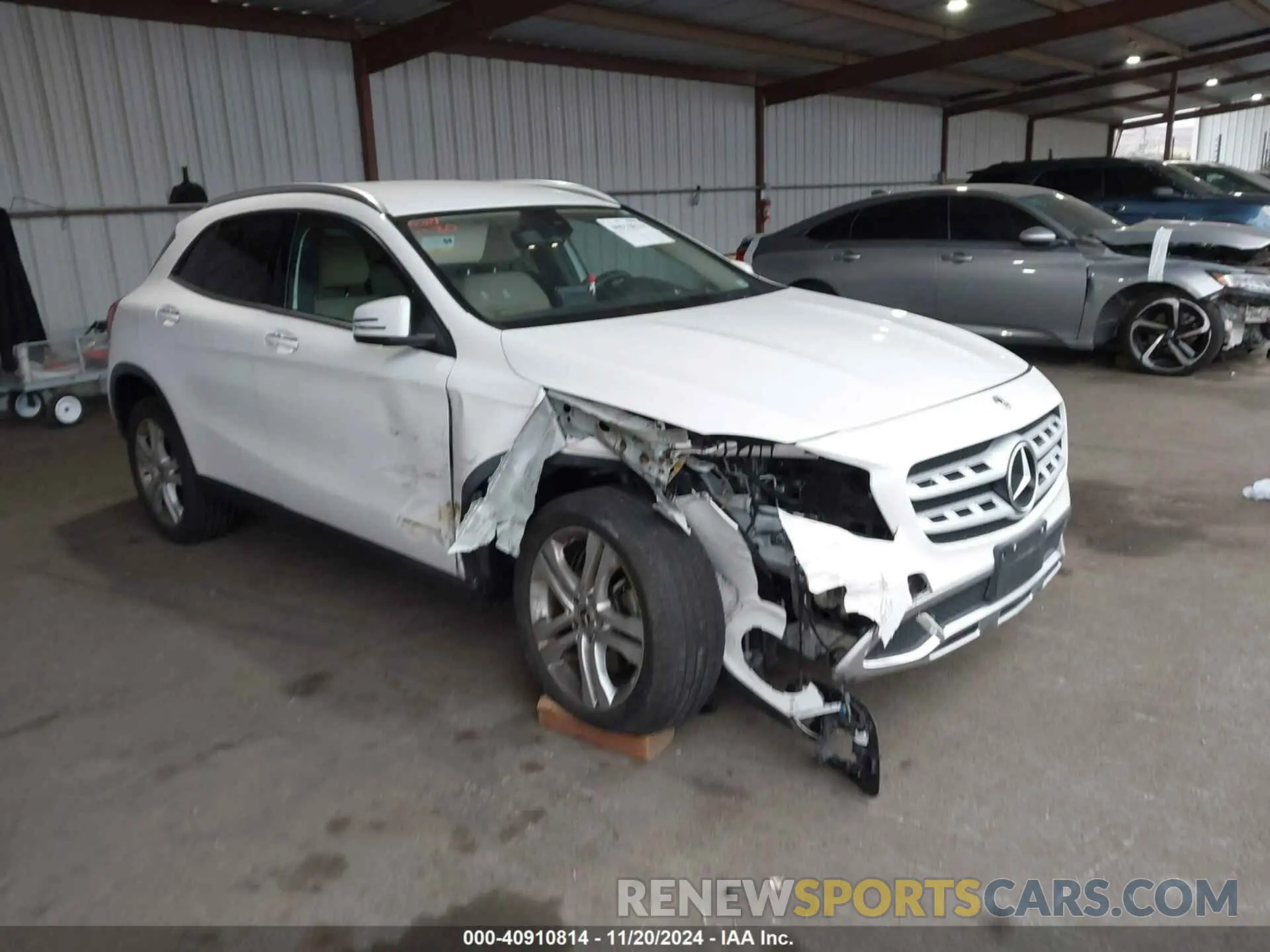 1 fotografías del automóvil dañado WDCTG4GB1KU020397 MERCEDES-BENZ GLA 250 2019