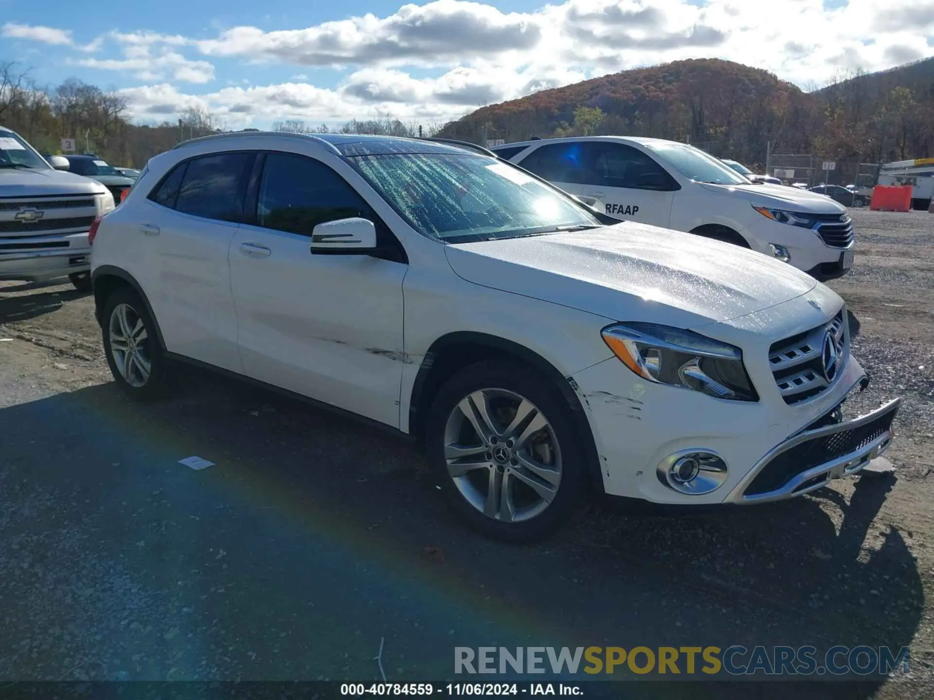 1 fotografías del automóvil dañado WDCTG4GB4KU007787 MERCEDES-BENZ GLA 250 2019