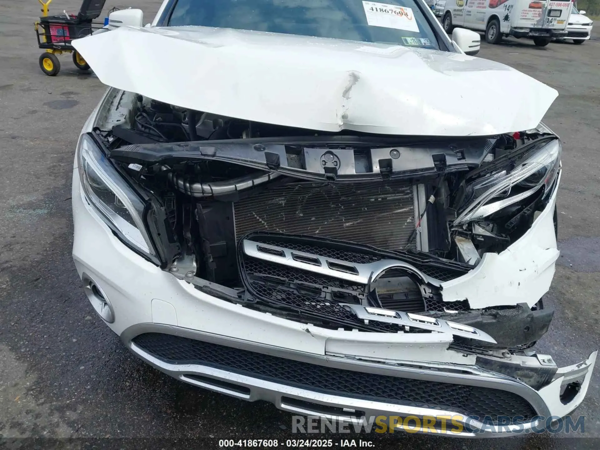 6 fotografías del automóvil dañado WDCTG4GB6KJ547448 MERCEDES-BENZ GLA 250 2019