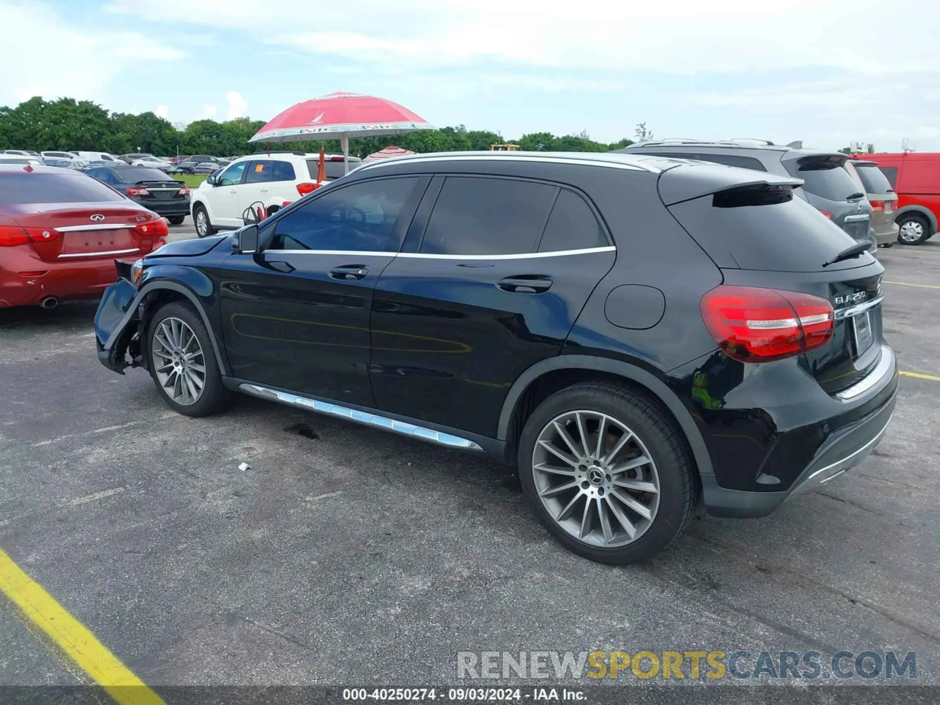3 fotografías del automóvil dañado W1NTG4EB0LU029613 MERCEDES-BENZ GLA 250 2020