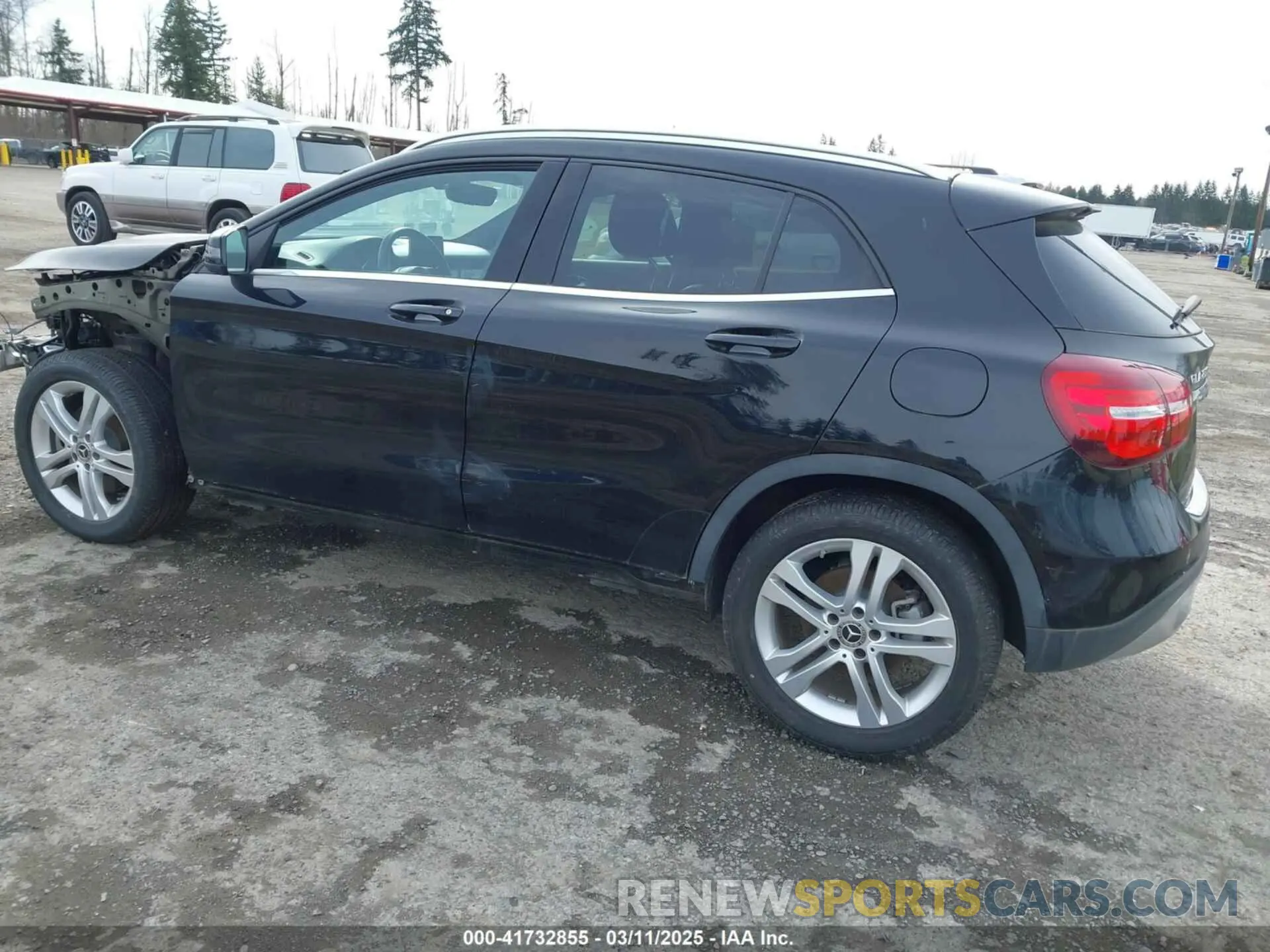 3 fotografías del automóvil dañado W1NTG4GB1LU031304 MERCEDES-BENZ GLA 250 2020
