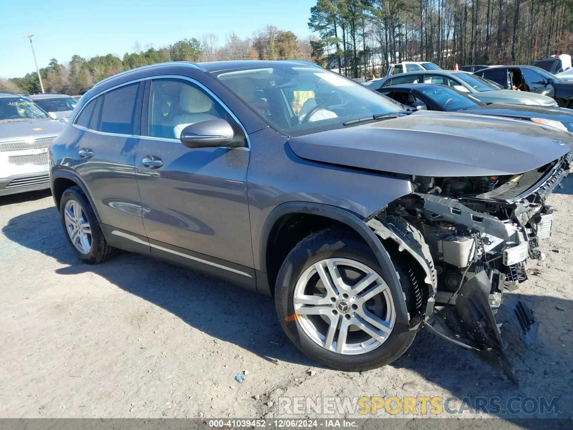 1 fotografías del automóvil dañado W1N4N4GB0MJ256391 MERCEDES-BENZ GLA 250 2021