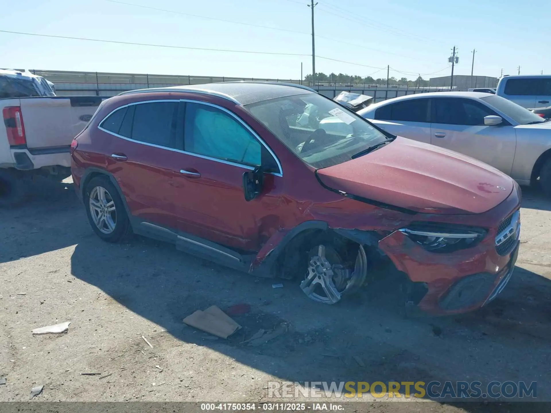 1 fotografías del automóvil dañado W1N4N4GB2MJ209699 MERCEDES-BENZ GLA 250 2021