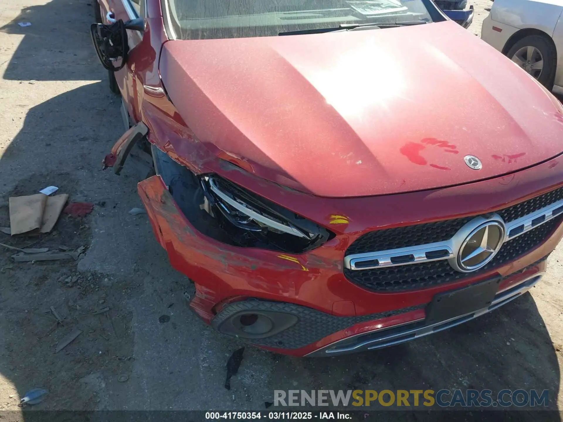 6 fotografías del automóvil dañado W1N4N4GB2MJ209699 MERCEDES-BENZ GLA 250 2021