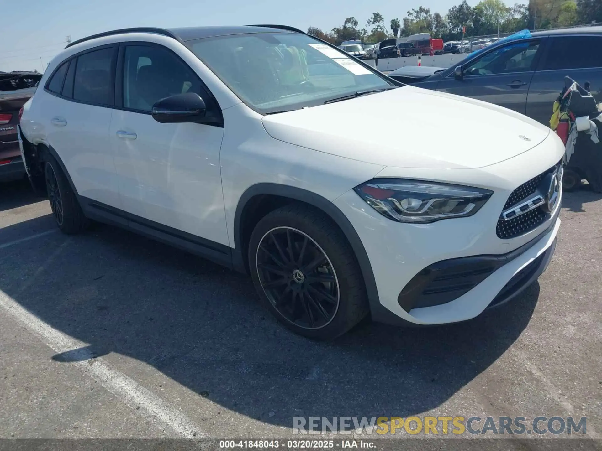 1 fotografías del automóvil dañado W1N4N4GB4MJ167939 MERCEDES-BENZ GLA 250 2021