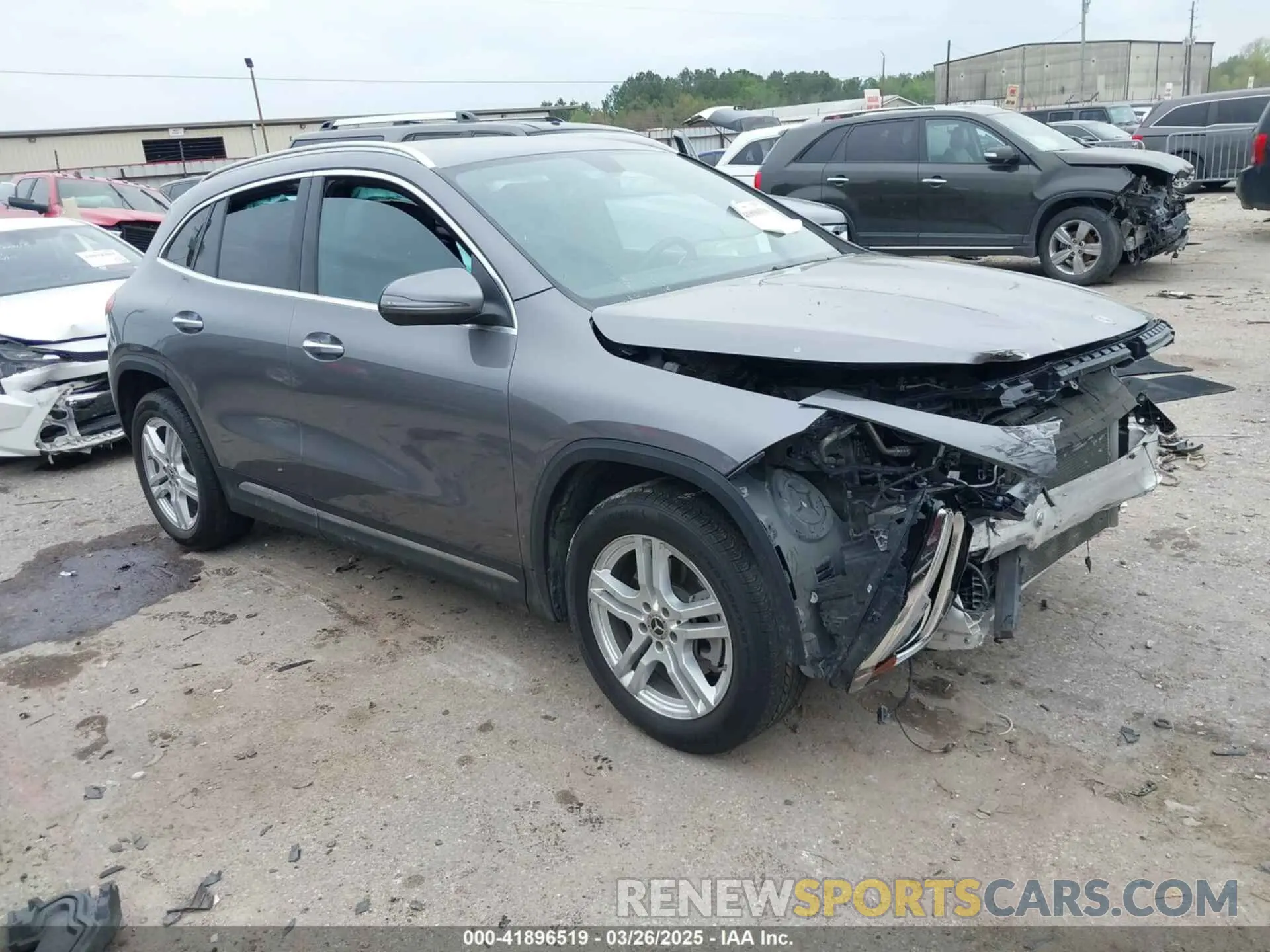 1 fotografías del automóvil dañado W1N4N4GB5MJ163060 MERCEDES-BENZ GLA 250 2021