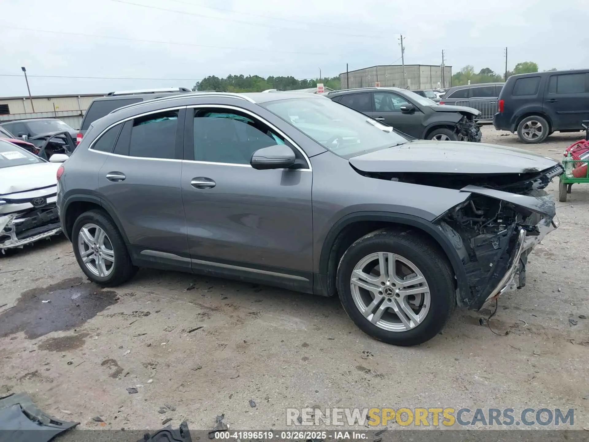 13 fotografías del automóvil dañado W1N4N4GB5MJ163060 MERCEDES-BENZ GLA 250 2021