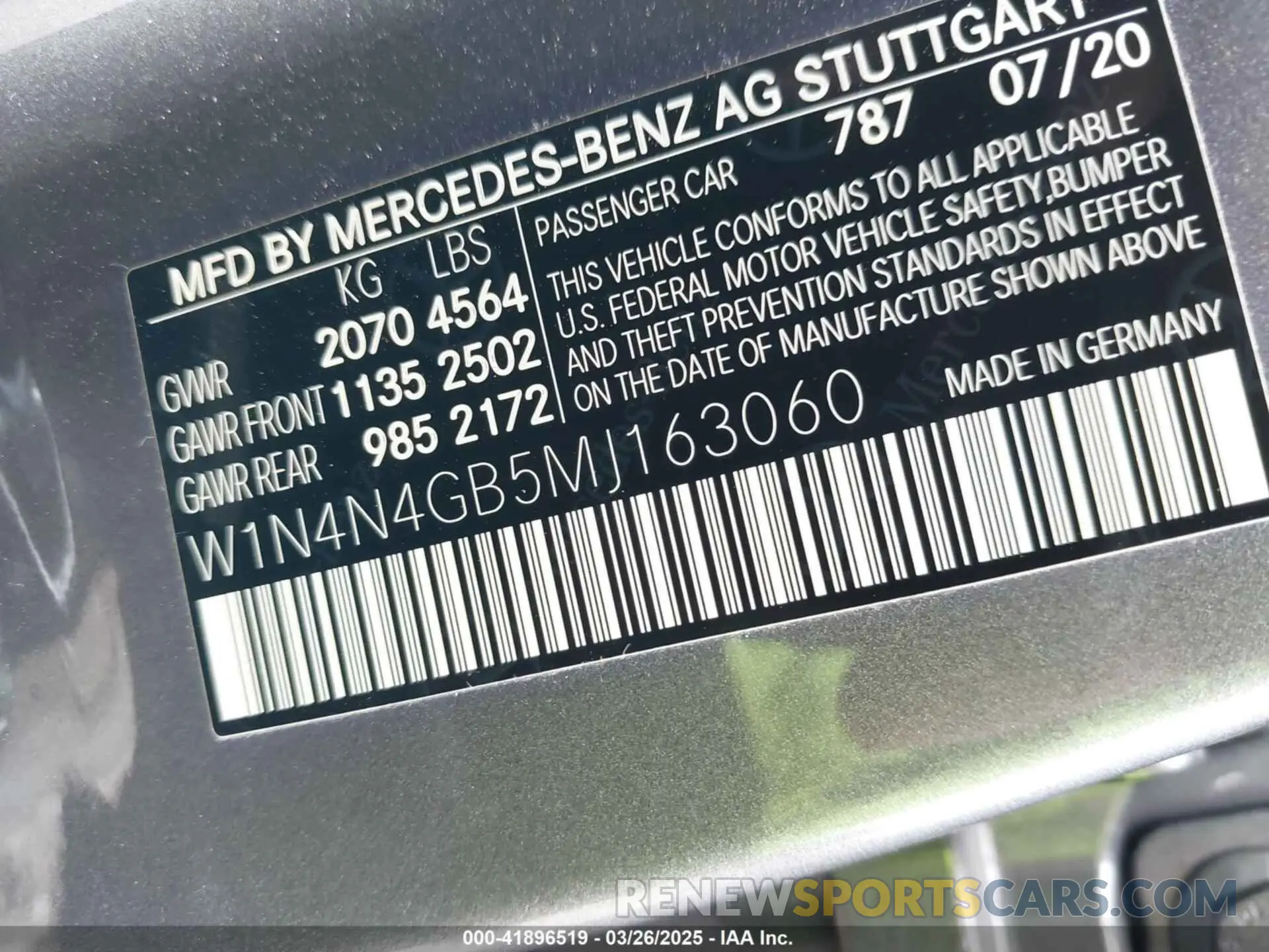 9 fotografías del automóvil dañado W1N4N4GB5MJ163060 MERCEDES-BENZ GLA 250 2021