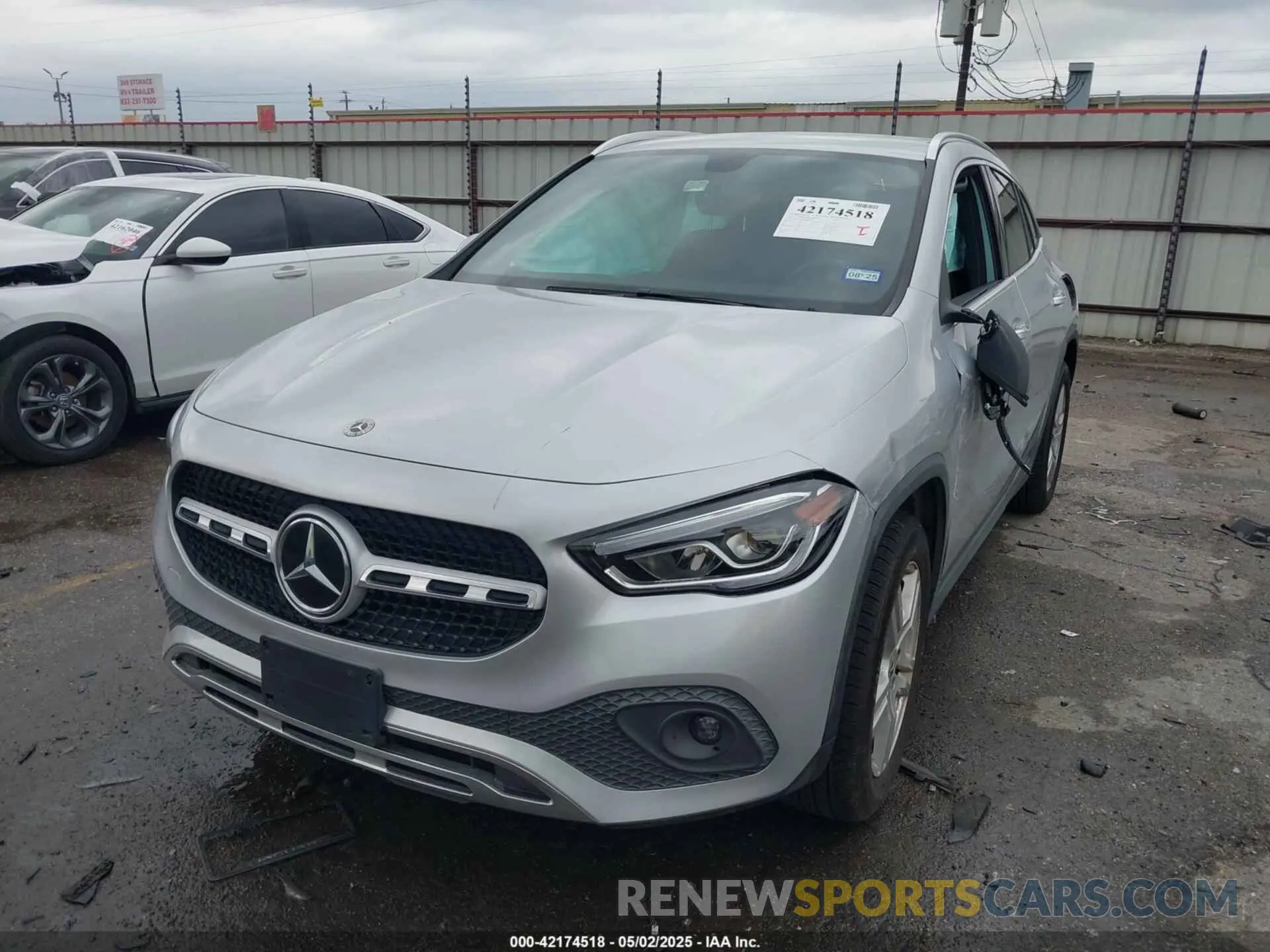 2 fotografías del automóvil dañado W1N4N4GB5MJ202097 MERCEDES-BENZ GLA 250 2021