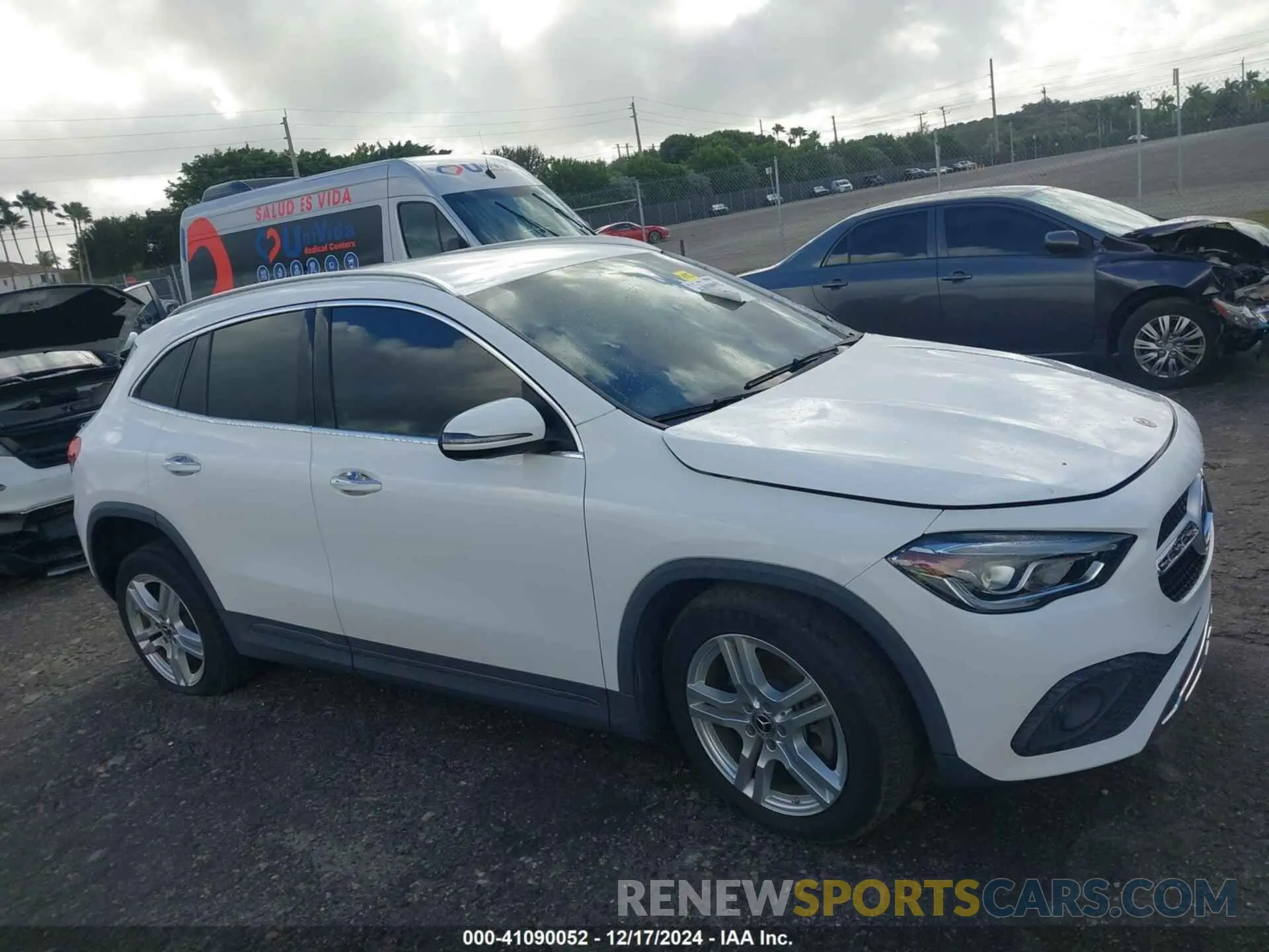 14 fotografías del automóvil dañado W1N4N4GB6MJ119715 MERCEDES-BENZ GLA 250 2021