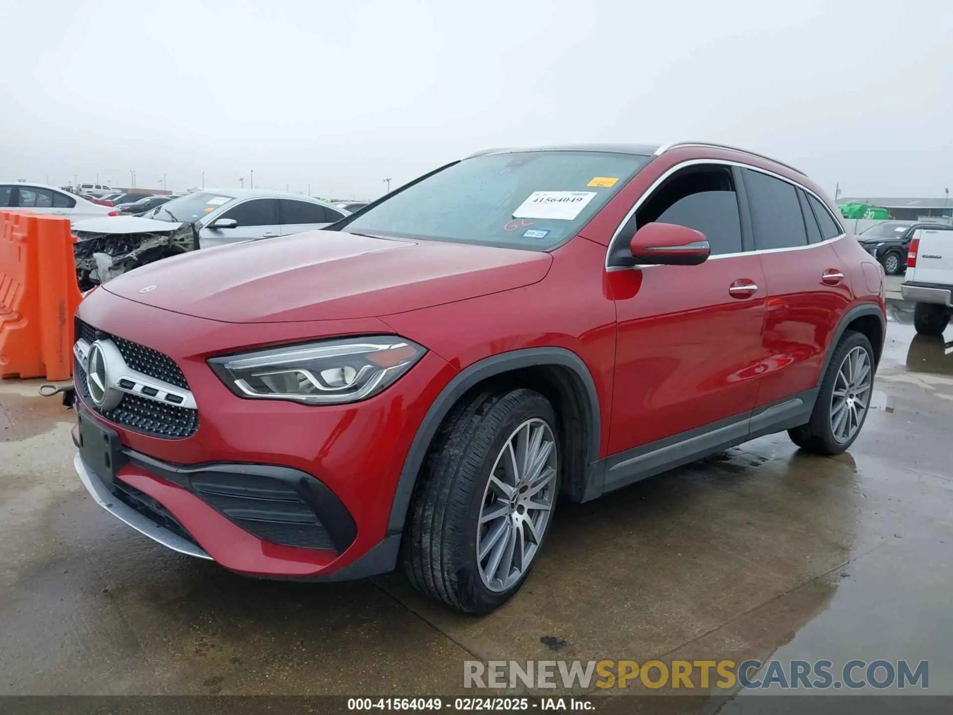 2 fotografías del automóvil dañado W1N4N4GB6MJ218518 MERCEDES-BENZ GLA 250 2021