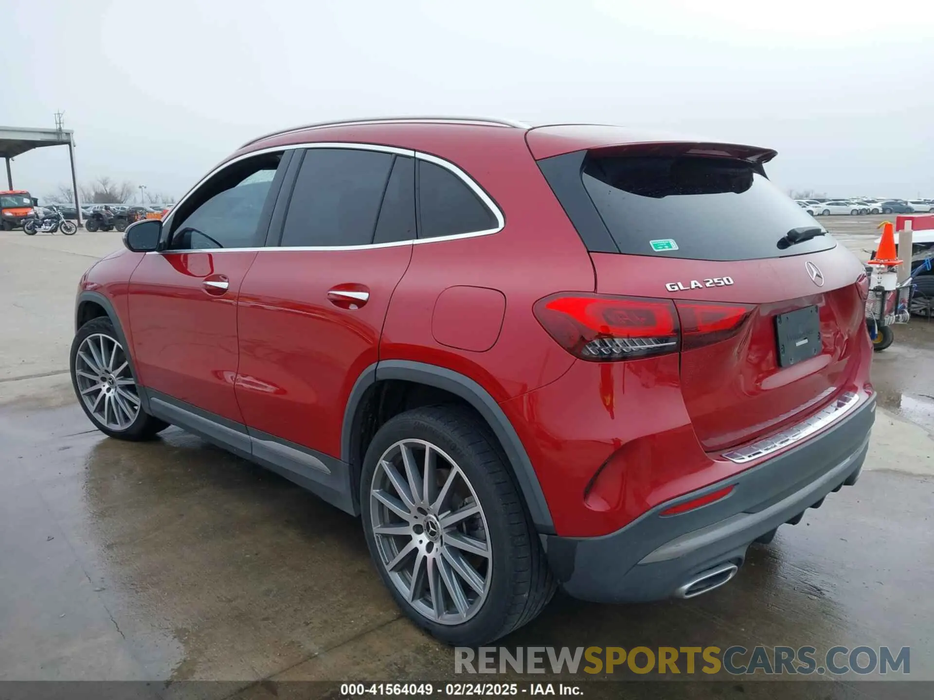 3 fotografías del automóvil dañado W1N4N4GB6MJ218518 MERCEDES-BENZ GLA 250 2021