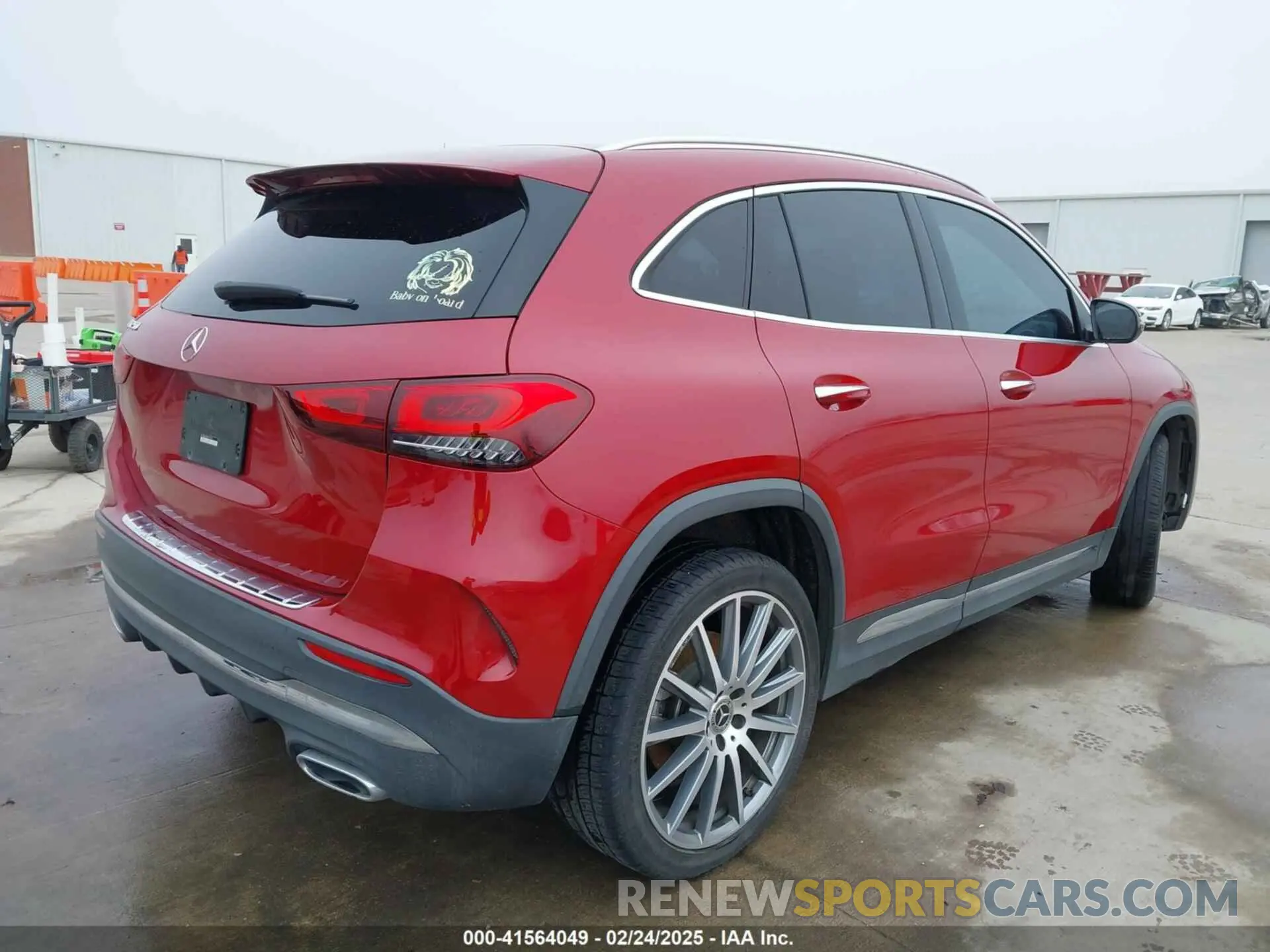 4 fotografías del automóvil dañado W1N4N4GB6MJ218518 MERCEDES-BENZ GLA 250 2021