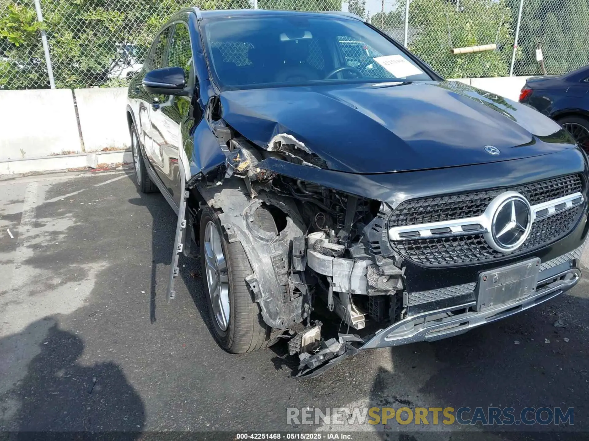 6 fotografías del automóvil dañado W1N4N4GB6MJ282039 MERCEDES-BENZ GLA 250 2021