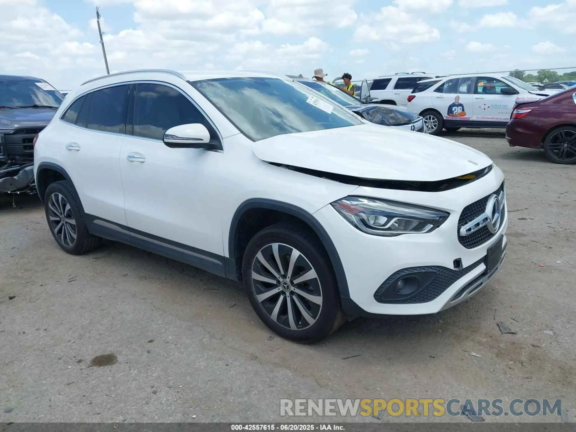 1 fotografías del automóvil dañado W1N4N4GB8MJ256638 MERCEDES-BENZ GLA 250 2021