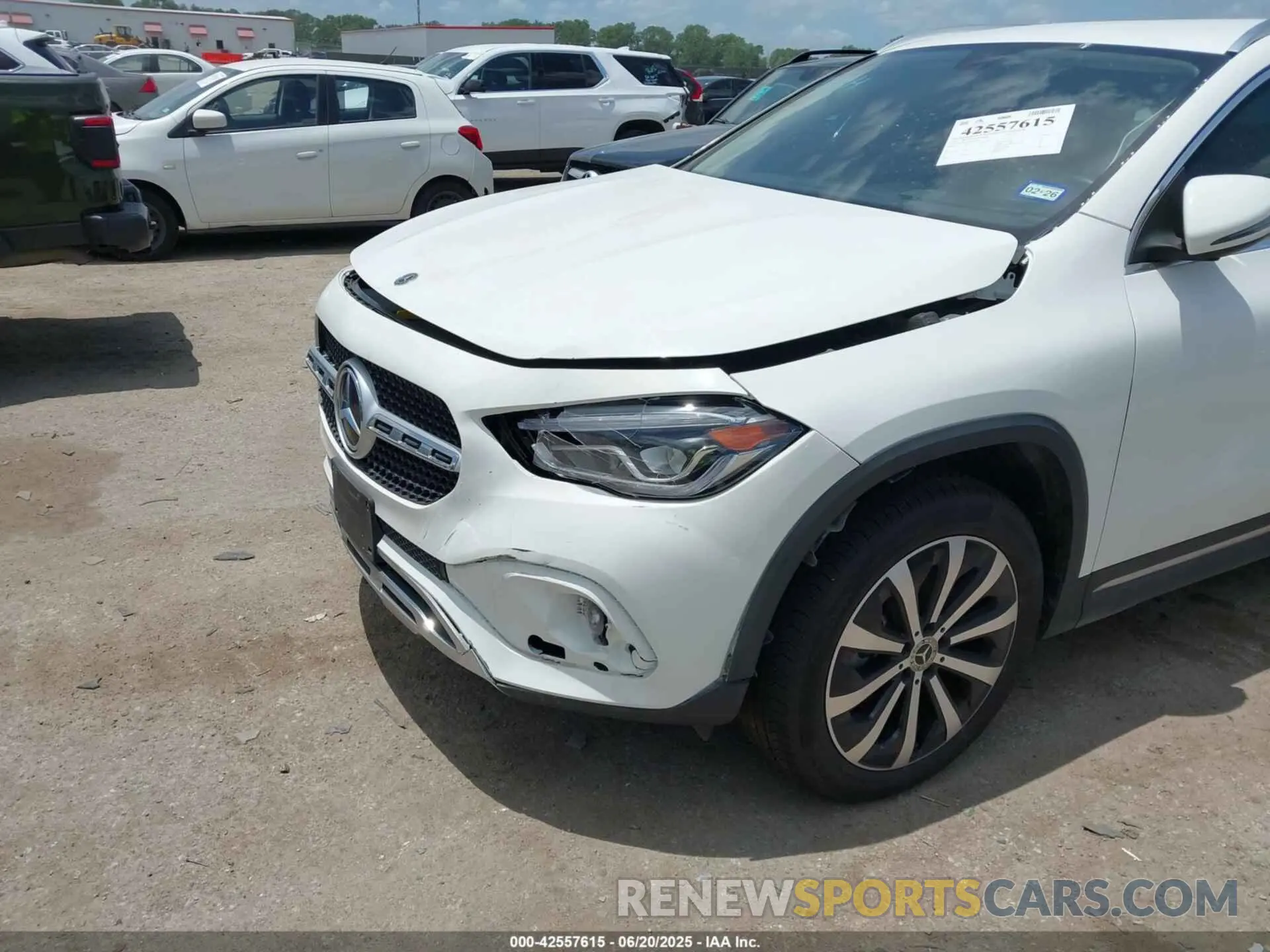 6 fotografías del automóvil dañado W1N4N4GB8MJ256638 MERCEDES-BENZ GLA 250 2021