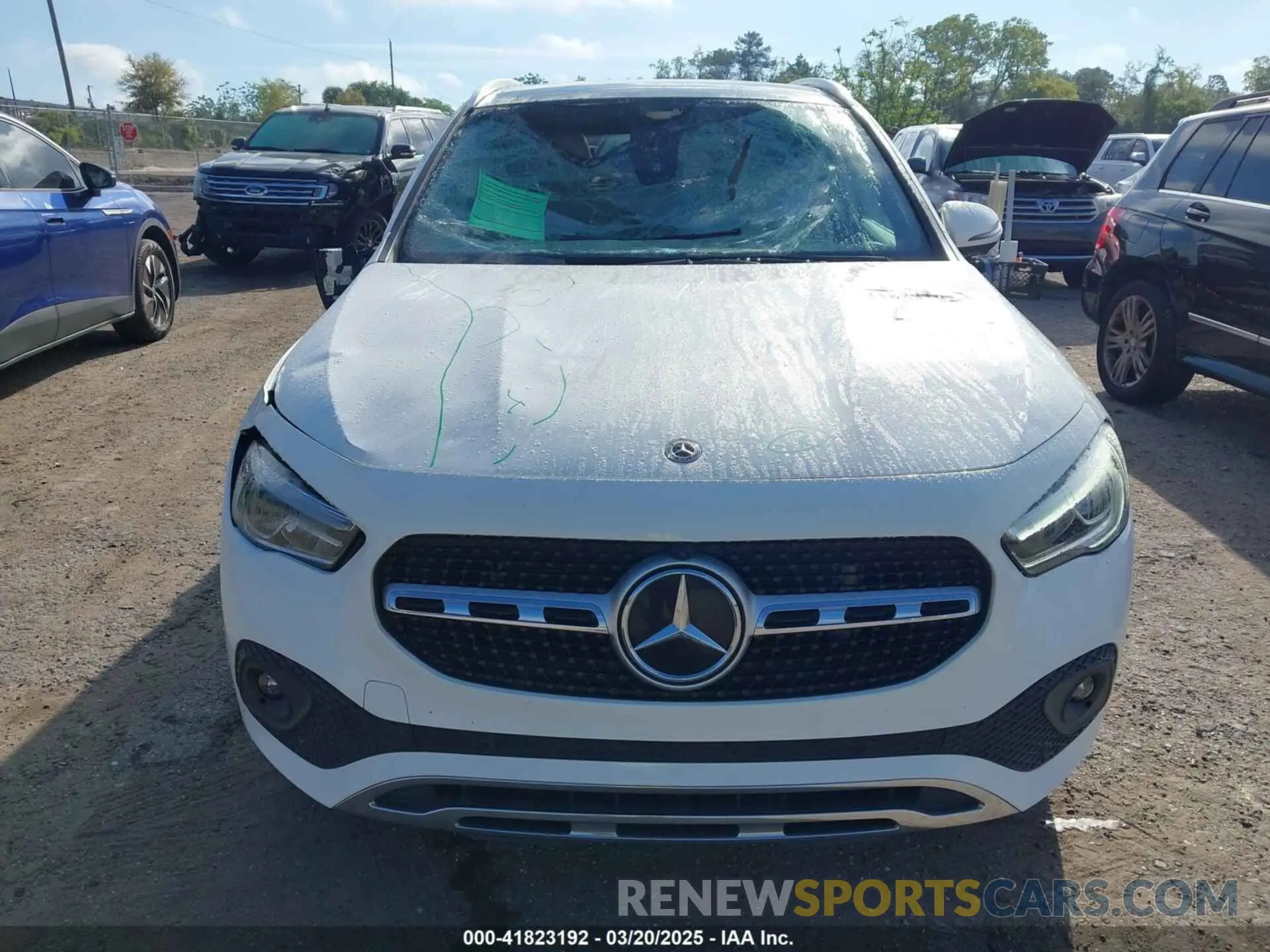 13 fotografías del automóvil dañado W1N4N4HB0MJ112144 MERCEDES-BENZ GLA 250 2021
