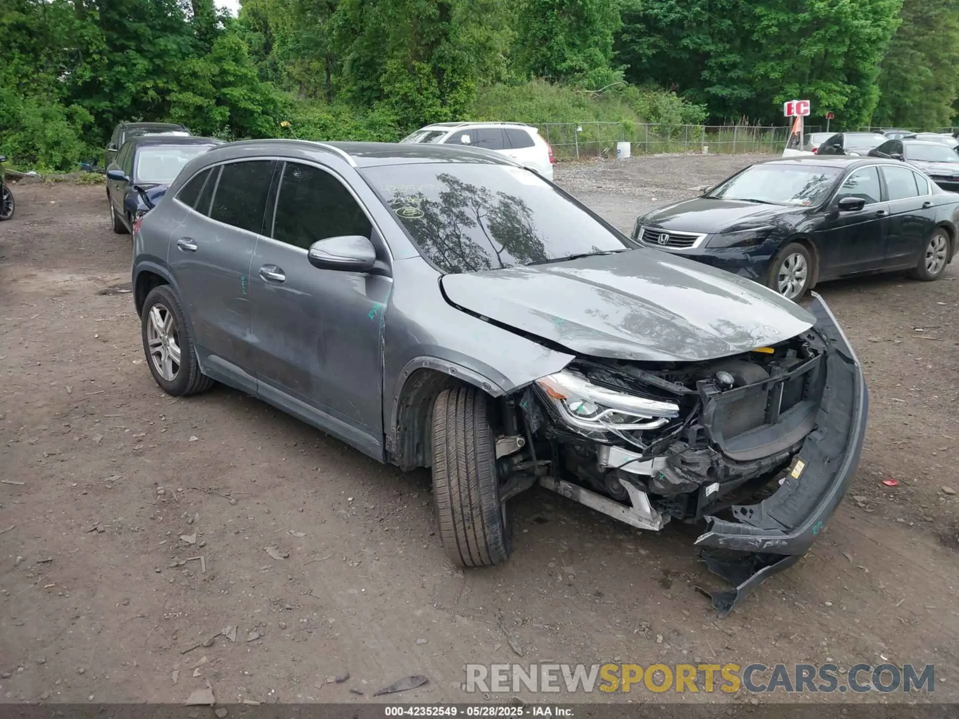 1 fotografías del automóvil dañado W1N4N4HB0MJ235877 MERCEDES-BENZ GLA 250 2021