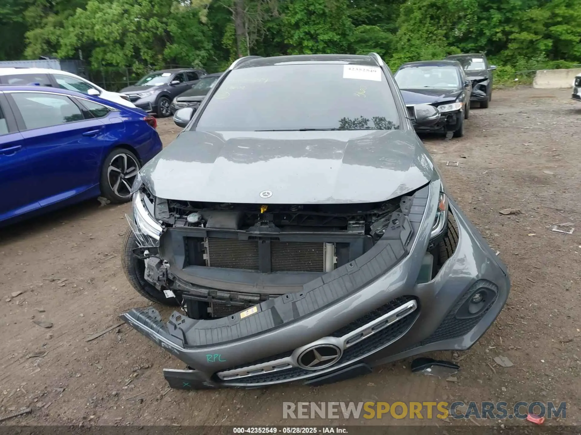 12 fotografías del automóvil dañado W1N4N4HB0MJ235877 MERCEDES-BENZ GLA 250 2021