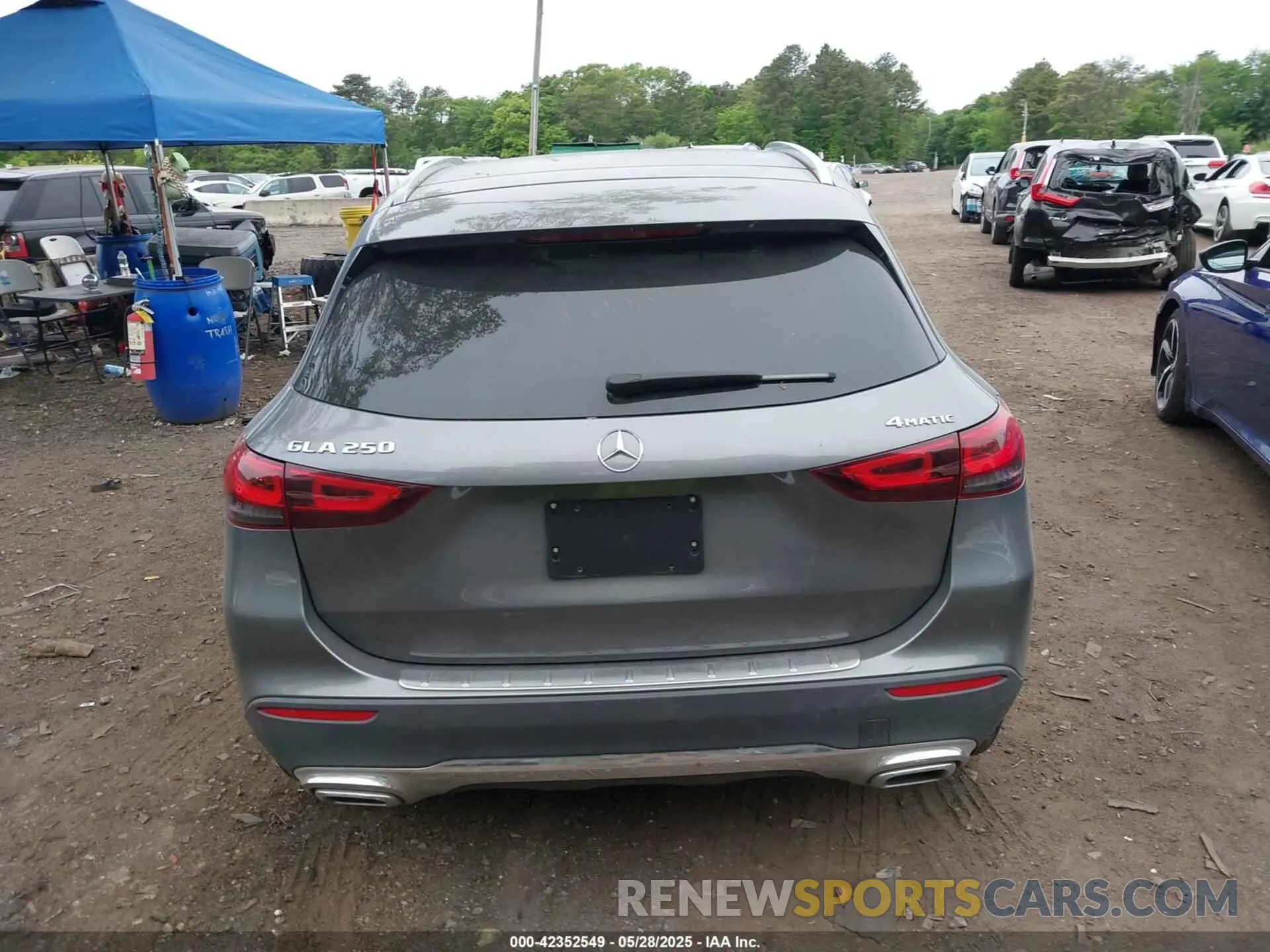 16 fotografías del automóvil dañado W1N4N4HB0MJ235877 MERCEDES-BENZ GLA 250 2021