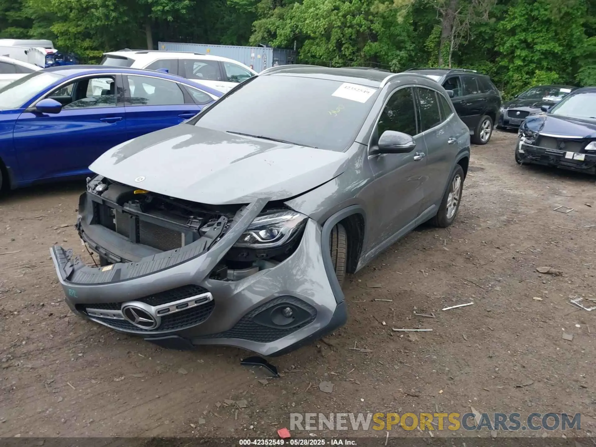 2 fotografías del automóvil dañado W1N4N4HB0MJ235877 MERCEDES-BENZ GLA 250 2021