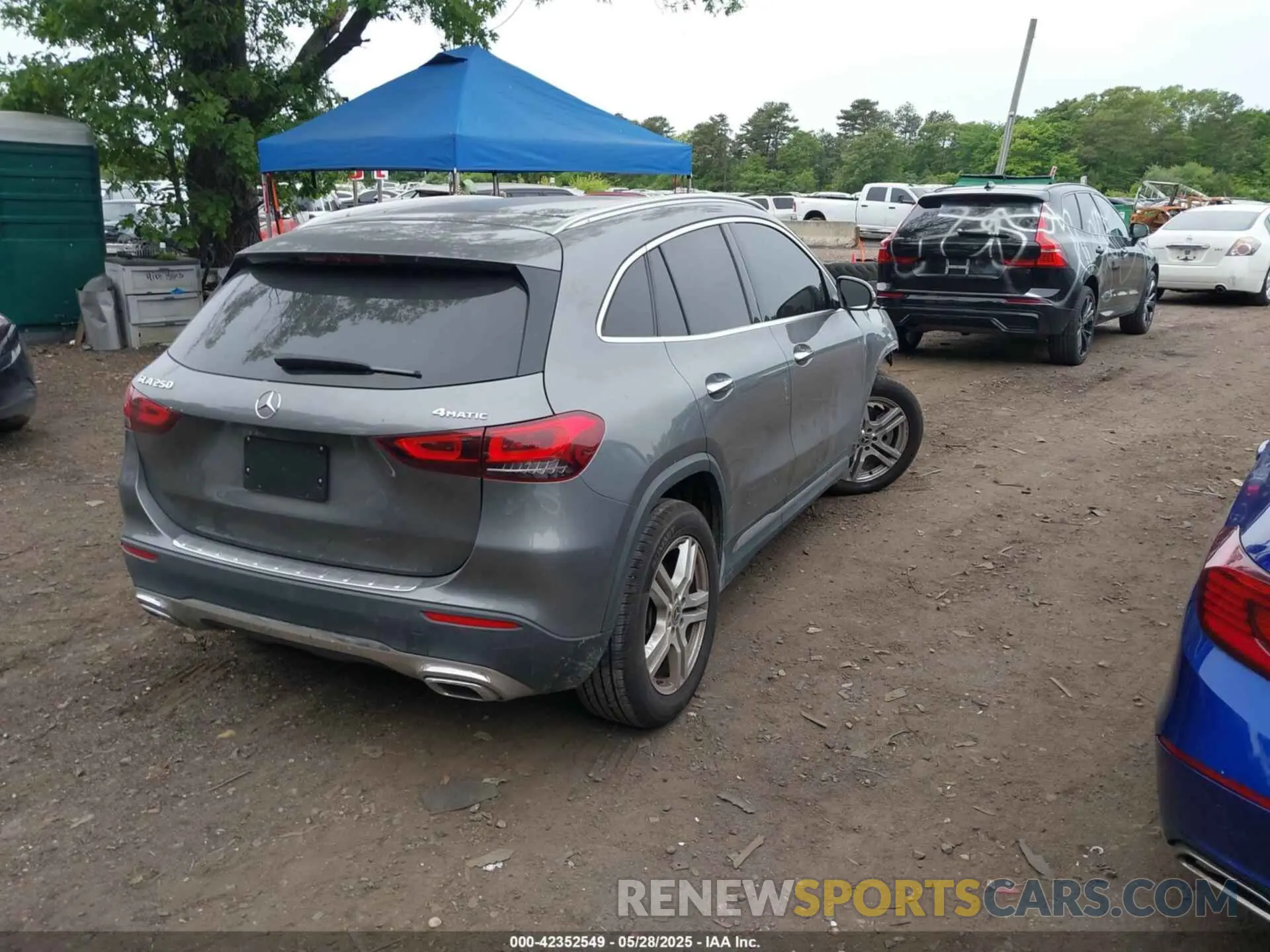 4 fotografías del automóvil dañado W1N4N4HB0MJ235877 MERCEDES-BENZ GLA 250 2021