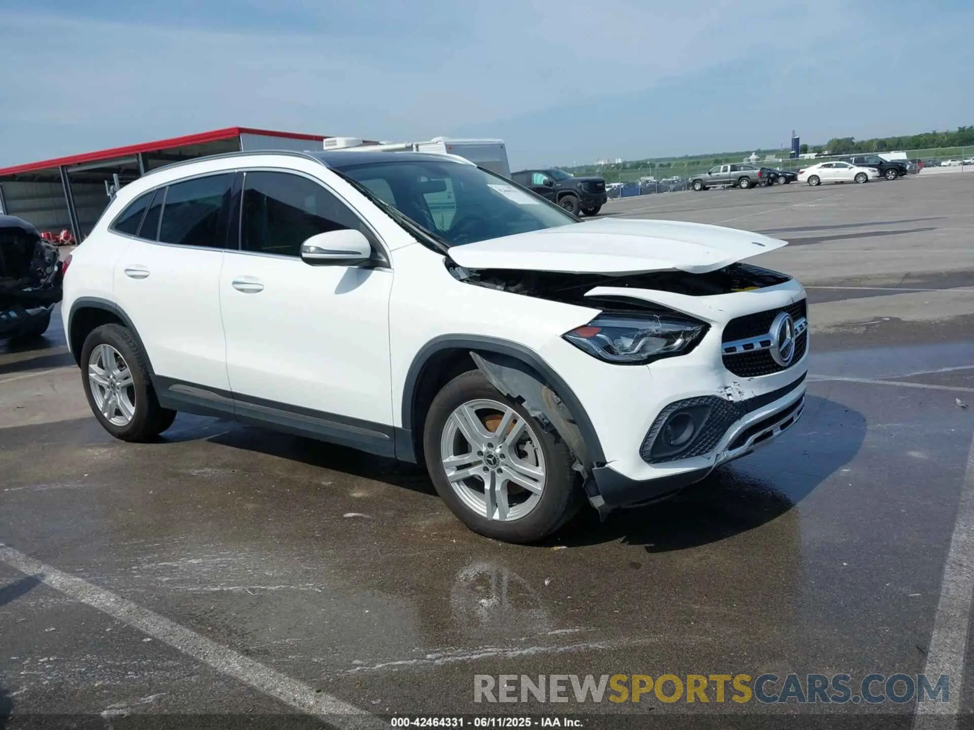 1 fotografías del automóvil dañado W1N4N4HB1MJ263039 MERCEDES-BENZ GLA 250 2021