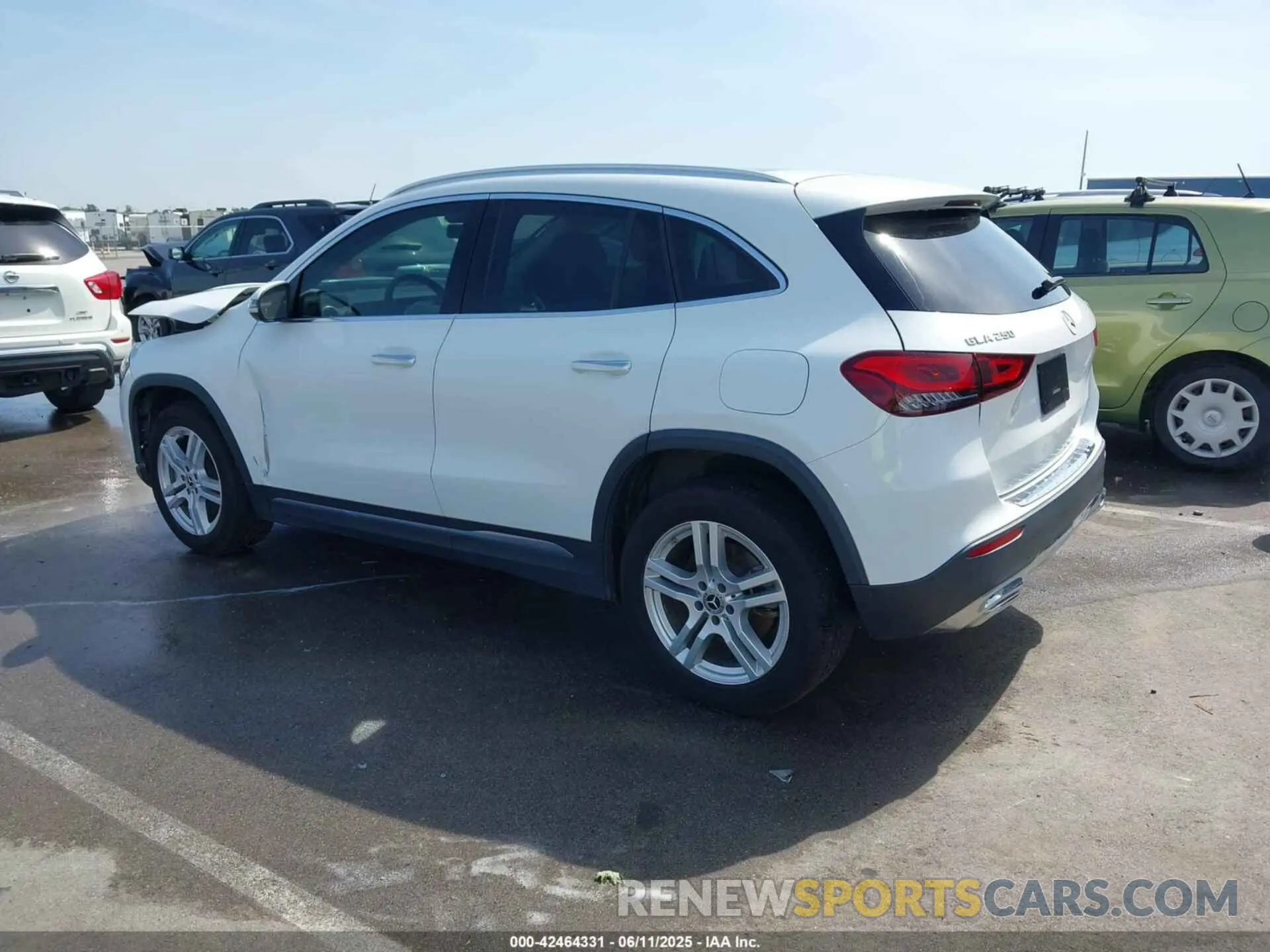 3 fotografías del automóvil dañado W1N4N4HB1MJ263039 MERCEDES-BENZ GLA 250 2021