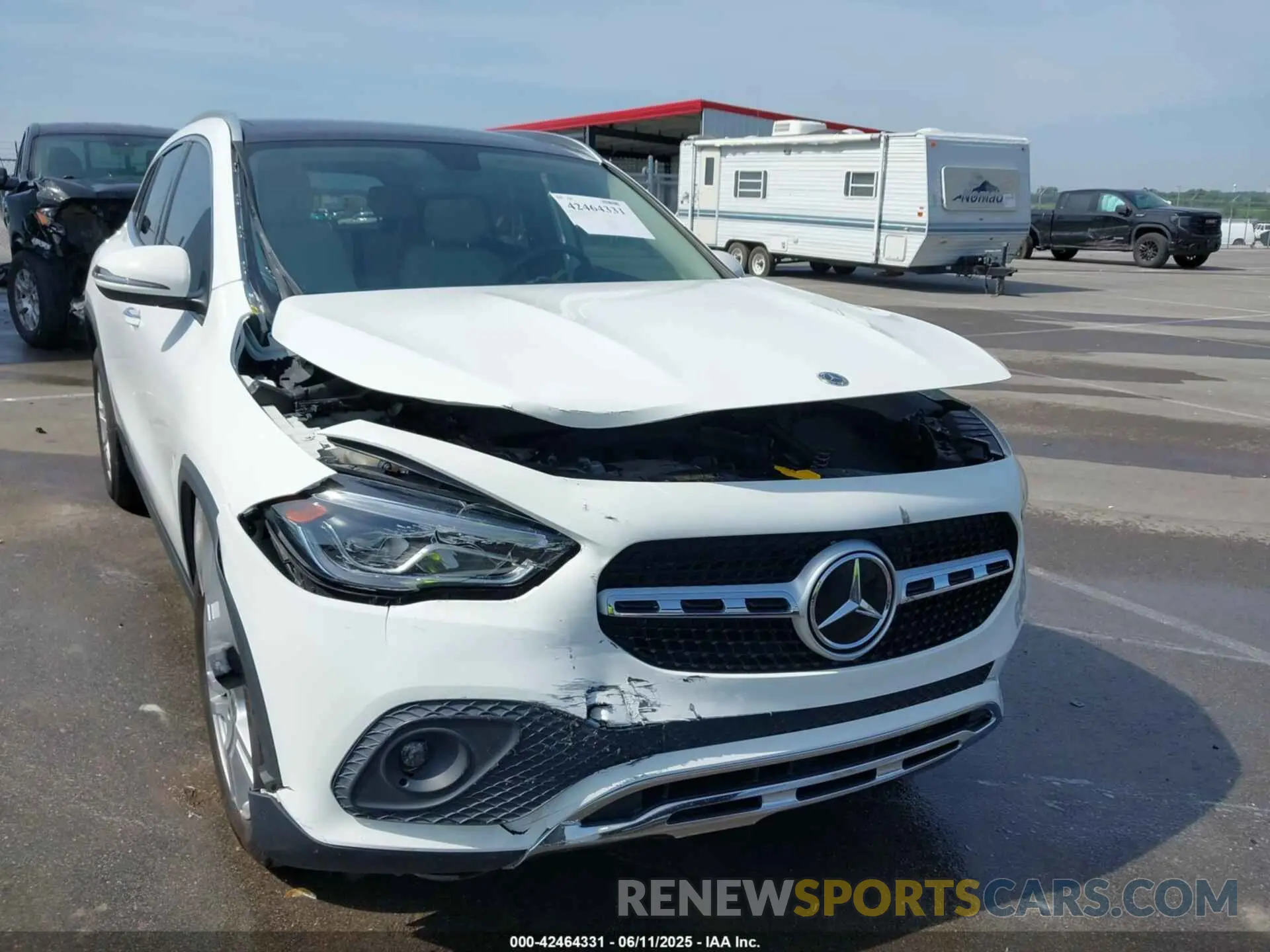 6 fotografías del automóvil dañado W1N4N4HB1MJ263039 MERCEDES-BENZ GLA 250 2021