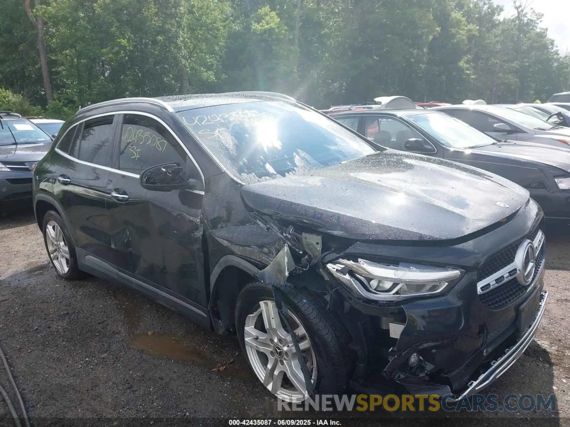 6 fotografías del automóvil dañado W1N4N4HB2MJ274406 MERCEDES-BENZ GLA 250 2021