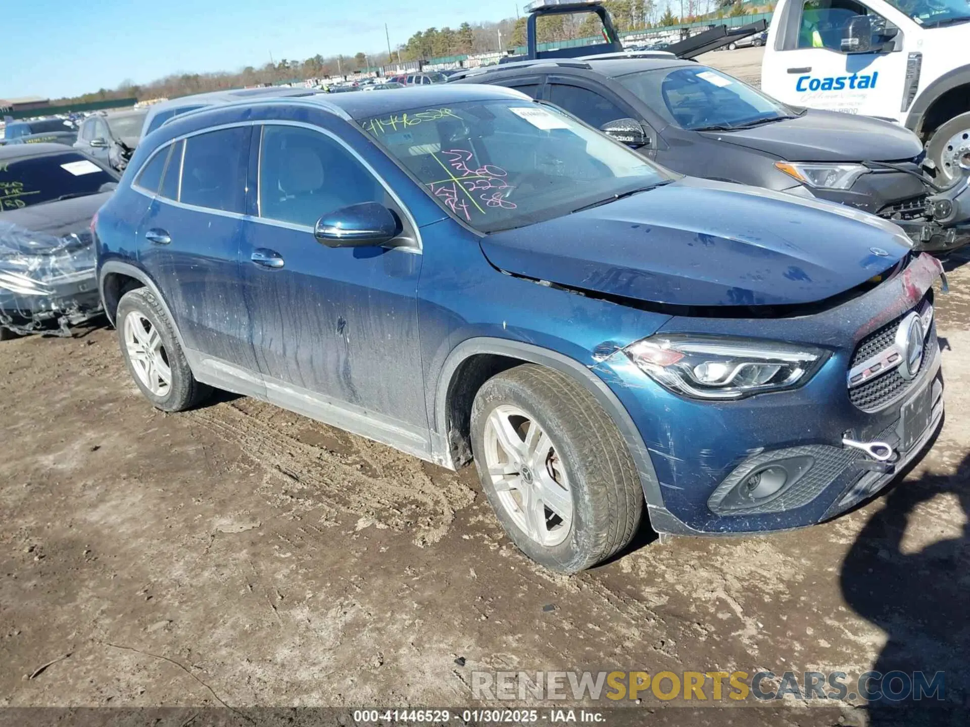 1 fotografías del automóvil dañado W1N4N4HB2MJ277211 MERCEDES-BENZ GLA 250 2021
