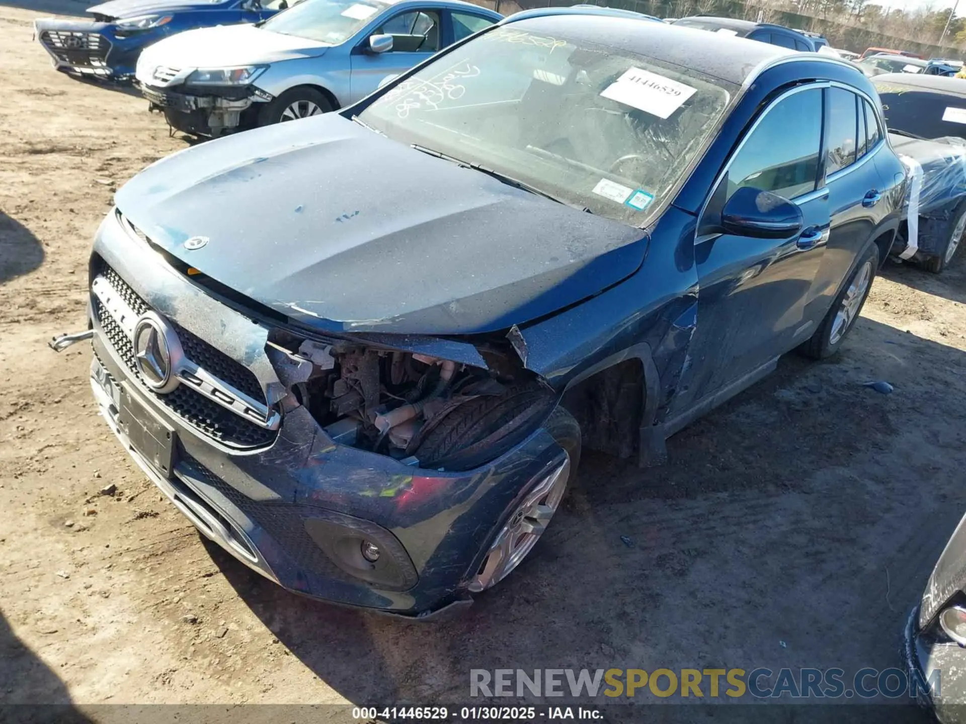 2 fotografías del automóvil dañado W1N4N4HB2MJ277211 MERCEDES-BENZ GLA 250 2021