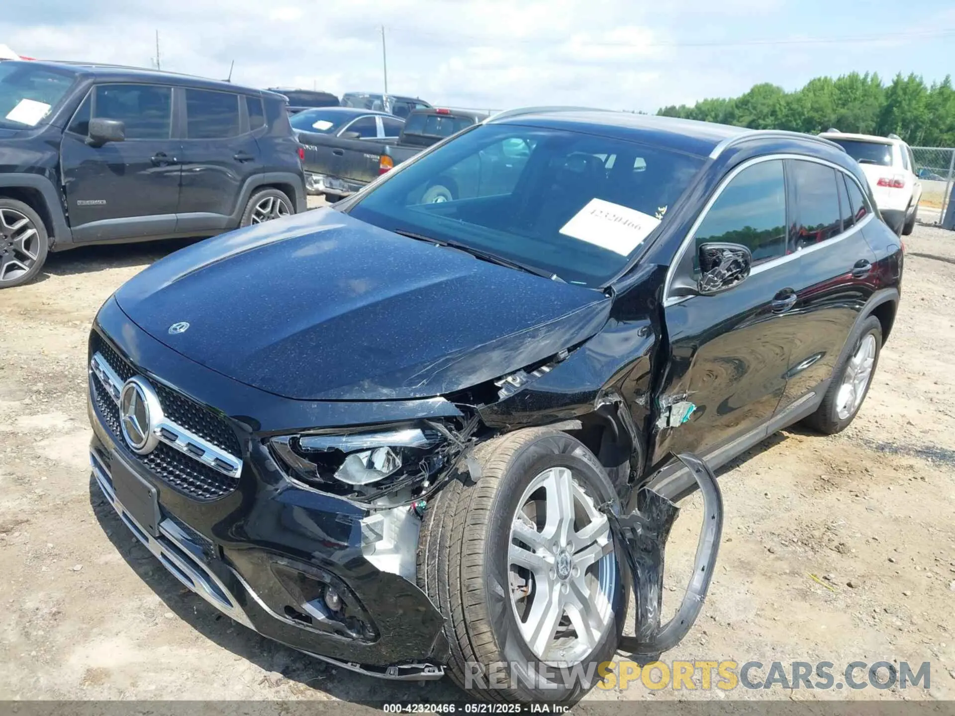 2 fotografías del automóvil dañado W1N4N4HB3MJ153870 MERCEDES-BENZ GLA 250 2021