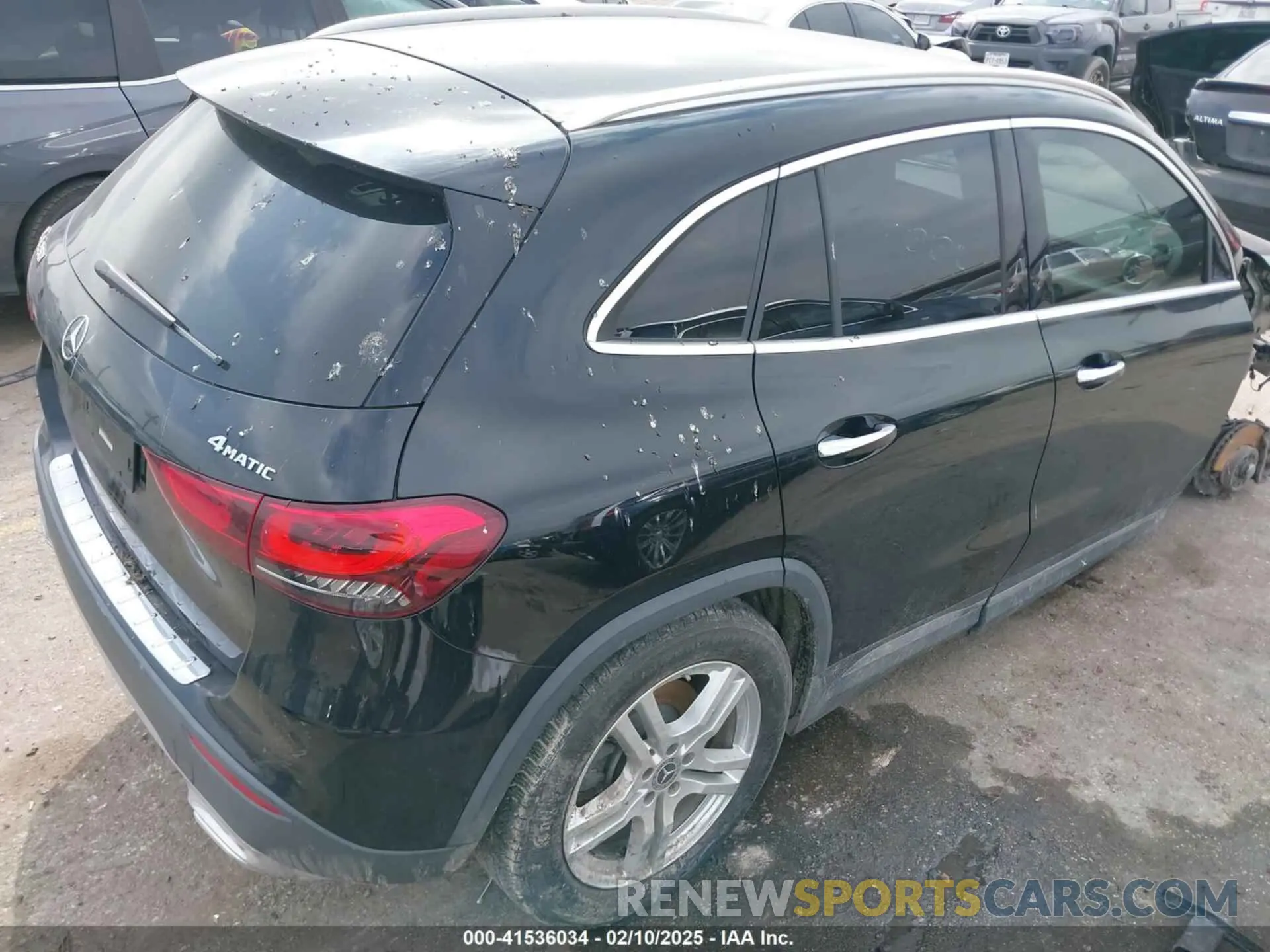 4 fotografías del automóvil dañado W1N4N4HB4MJ189101 MERCEDES-BENZ GLA 250 2021