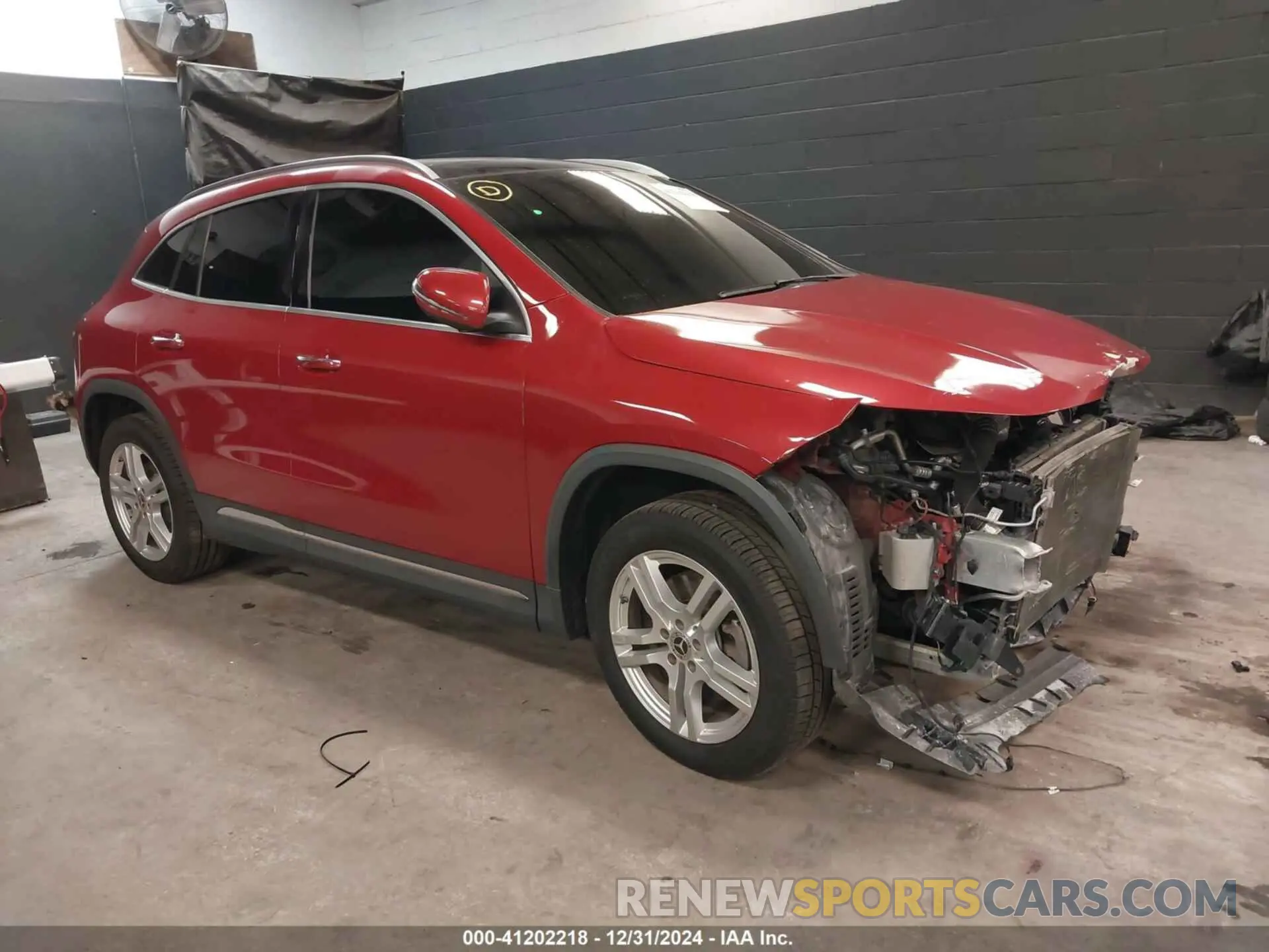 1 fotografías del automóvil dañado W1N4N4HB6MJ195045 MERCEDES-BENZ GLA 250 2021