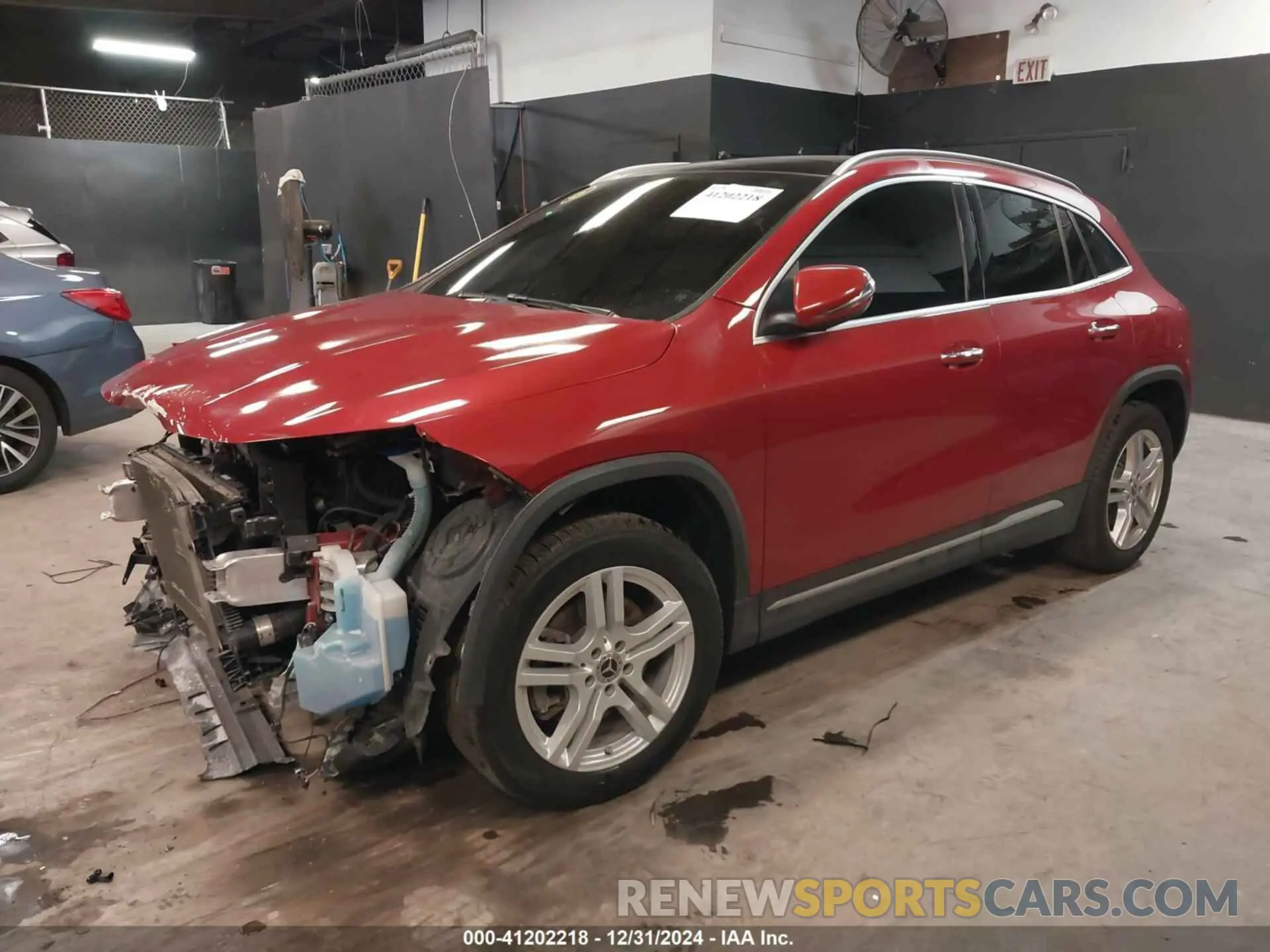 2 fotografías del automóvil dañado W1N4N4HB6MJ195045 MERCEDES-BENZ GLA 250 2021