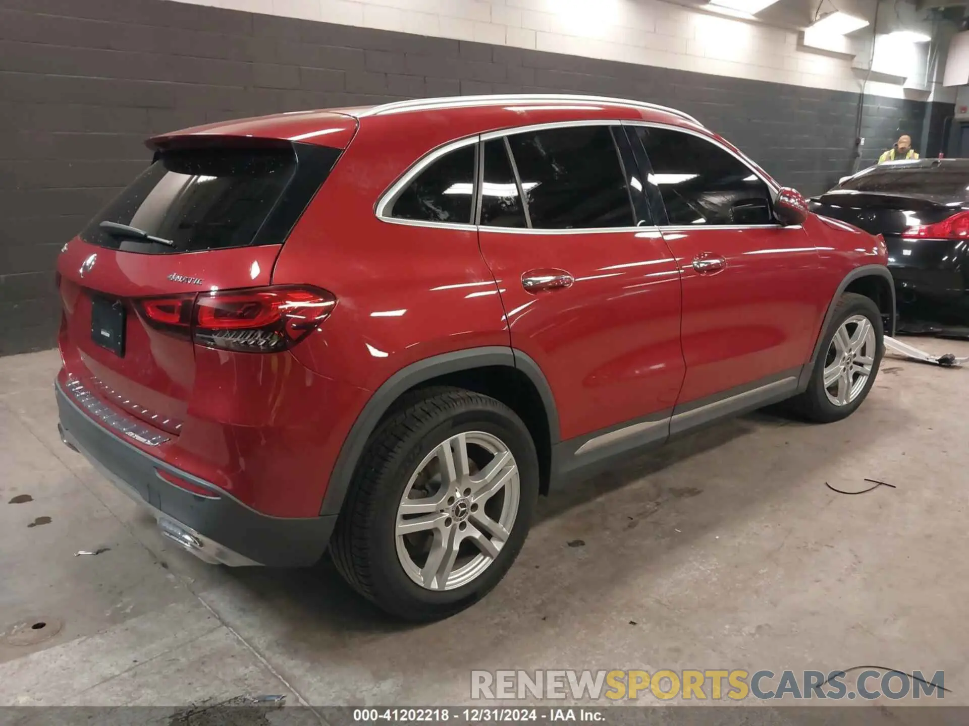4 fotografías del automóvil dañado W1N4N4HB6MJ195045 MERCEDES-BENZ GLA 250 2021