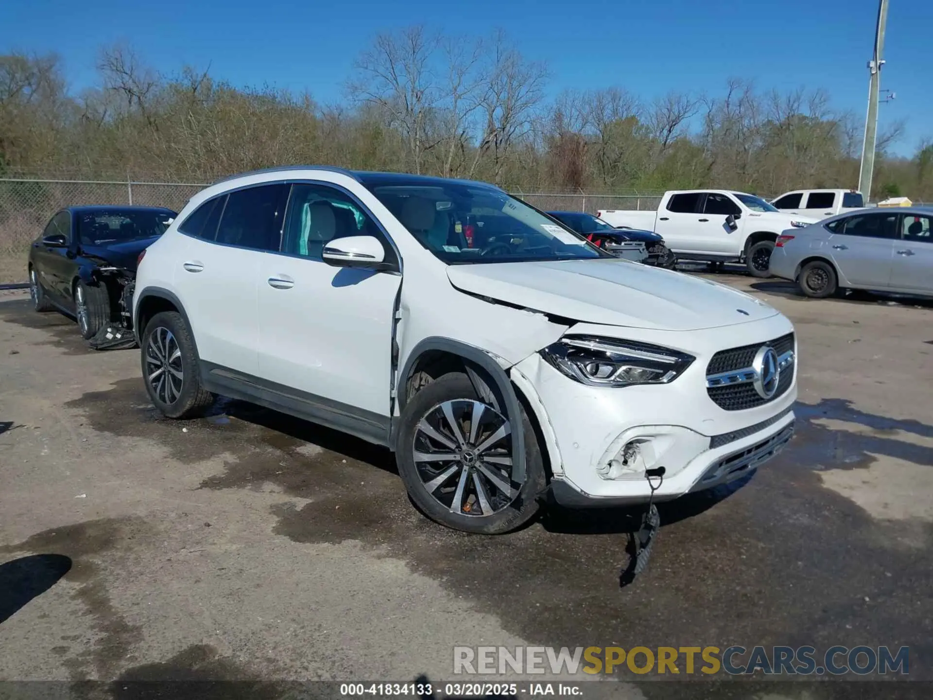 1 fotografías del automóvil dañado W1N4N4HB6MJ208540 MERCEDES-BENZ GLA 250 2021