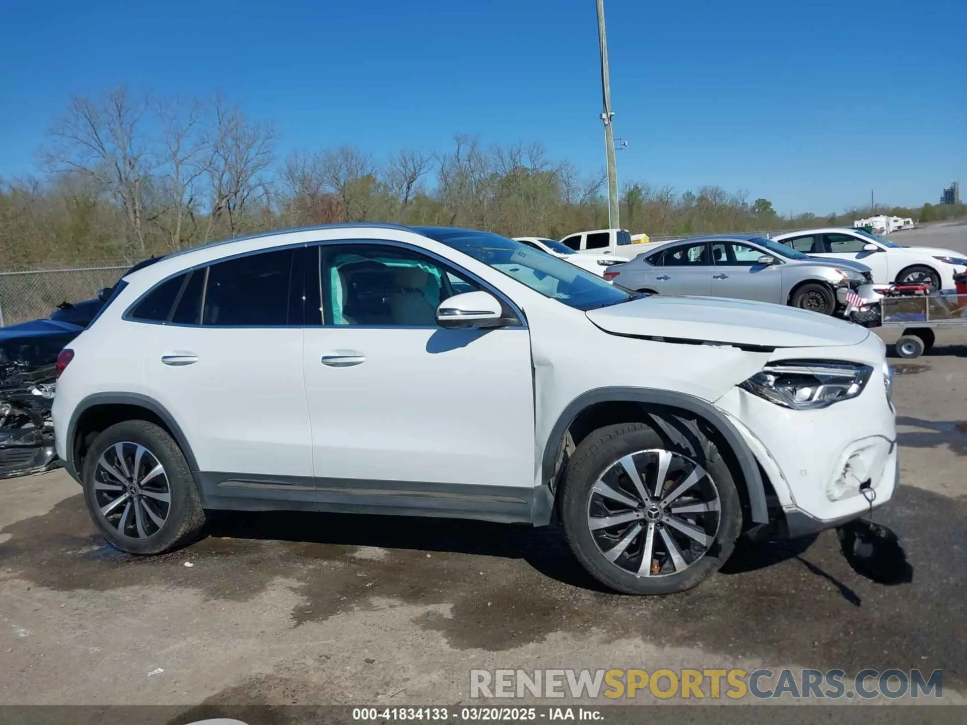 13 fotografías del automóvil dañado W1N4N4HB6MJ208540 MERCEDES-BENZ GLA 250 2021