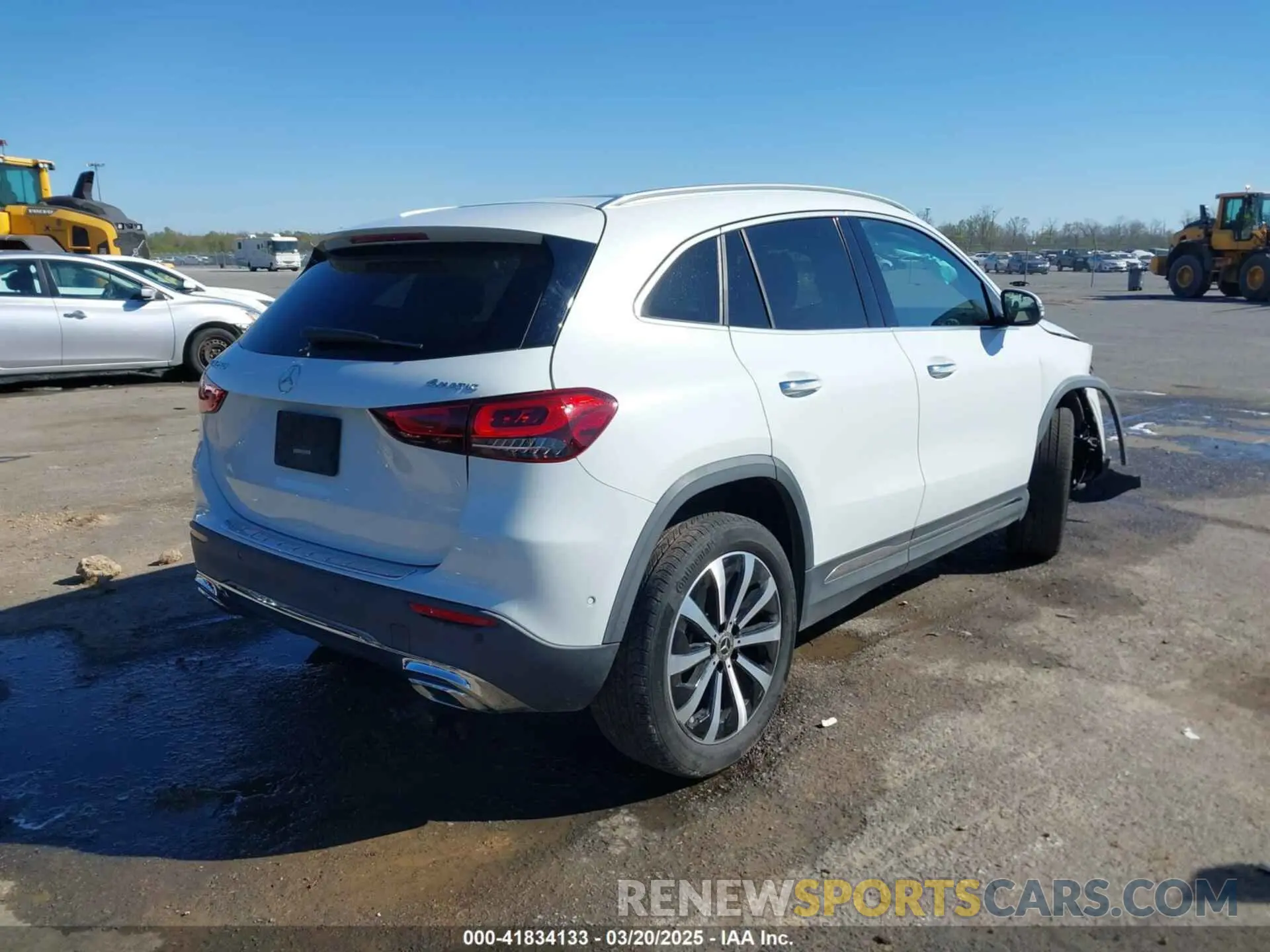 4 fotografías del automóvil dañado W1N4N4HB6MJ208540 MERCEDES-BENZ GLA 250 2021