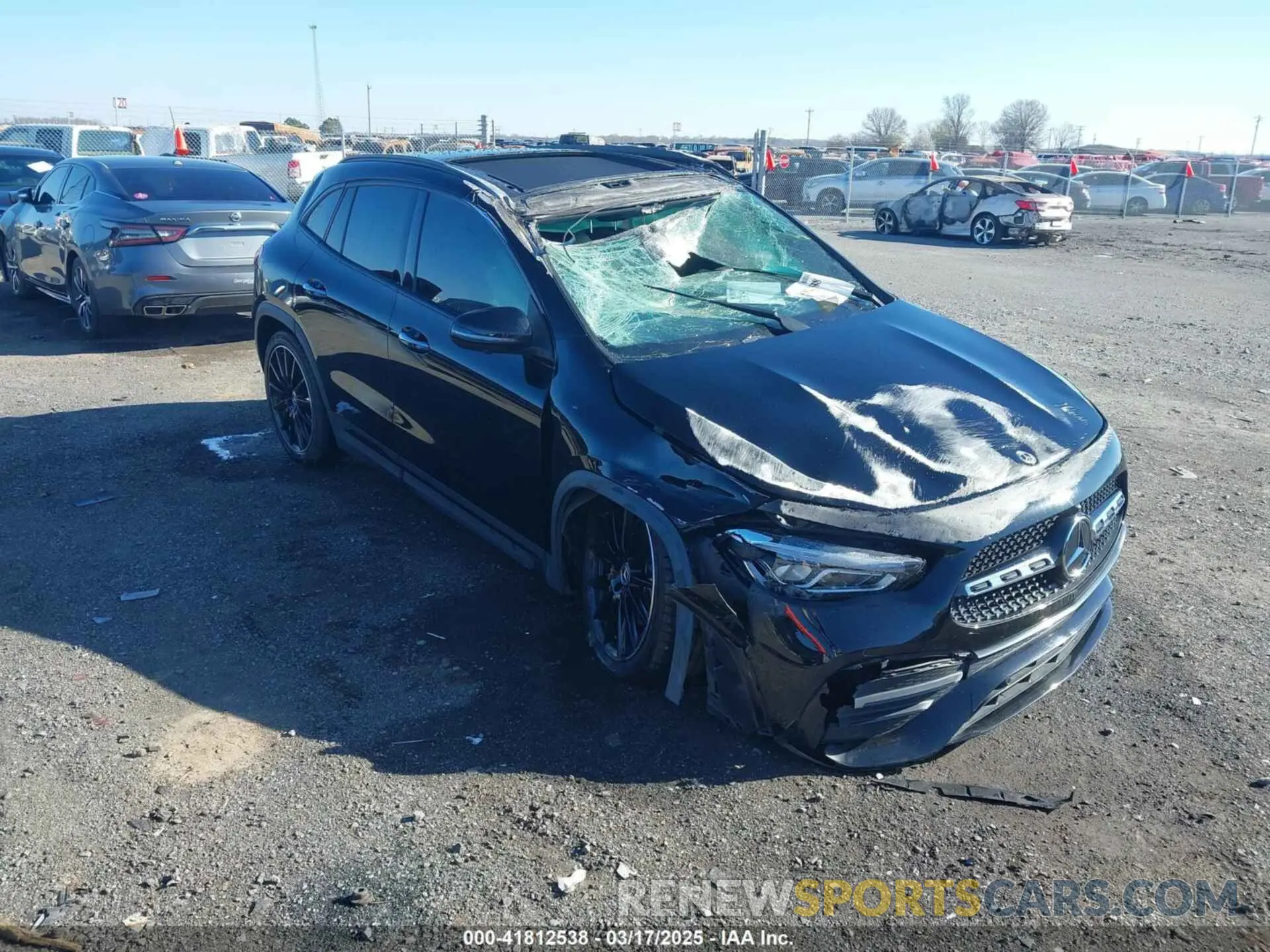 1 fotografías del automóvil dañado W1N4N4HB7MJ184961 MERCEDES-BENZ GLA 250 2021