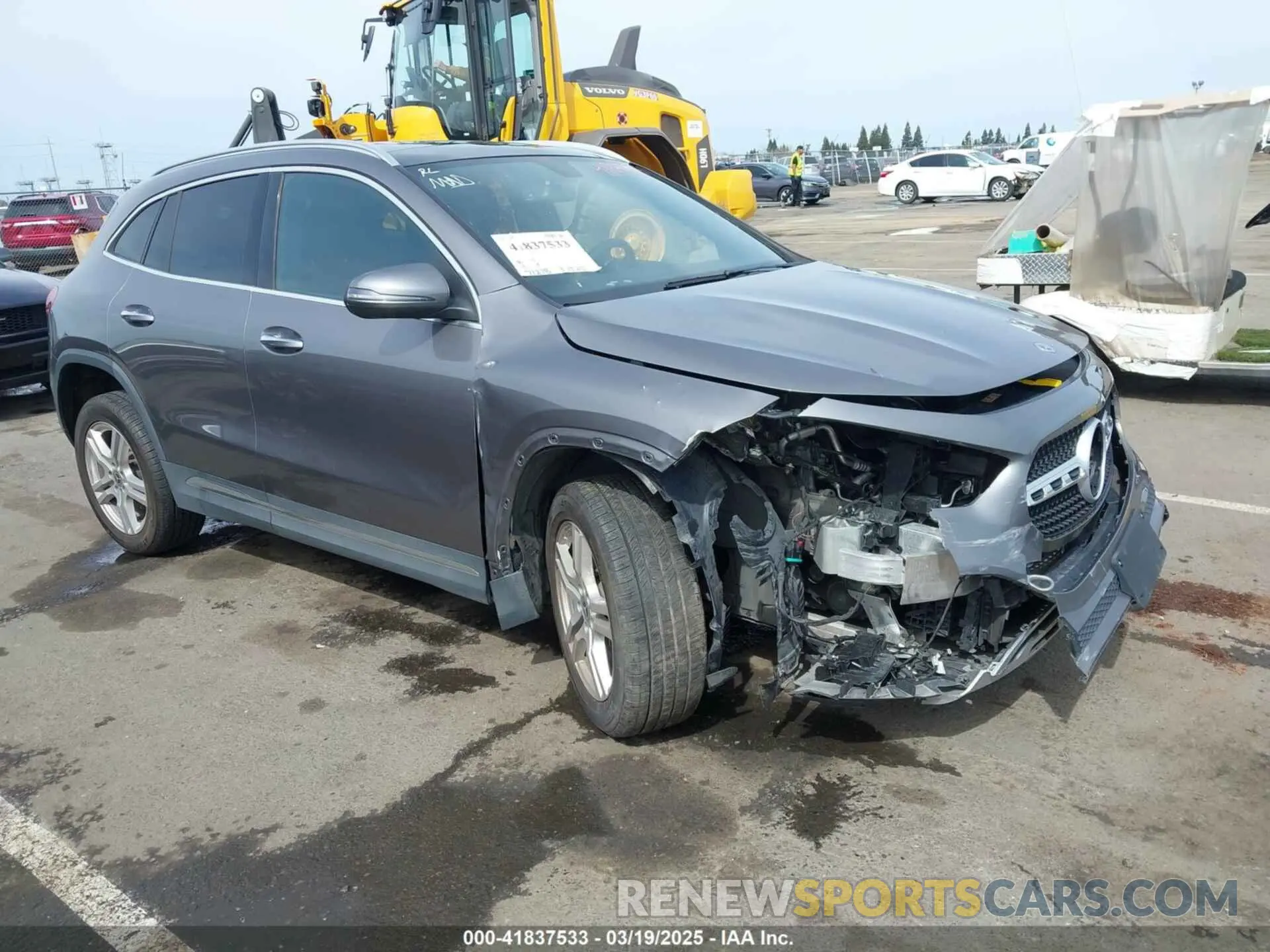 1 fotografías del automóvil dañado W1N4N4HB9MJ195654 MERCEDES-BENZ GLA 250 2021
