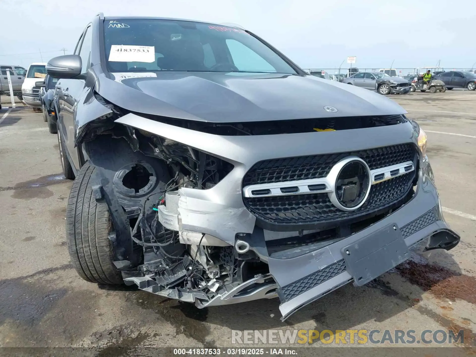 6 fotografías del automóvil dañado W1N4N4HB9MJ195654 MERCEDES-BENZ GLA 250 2021
