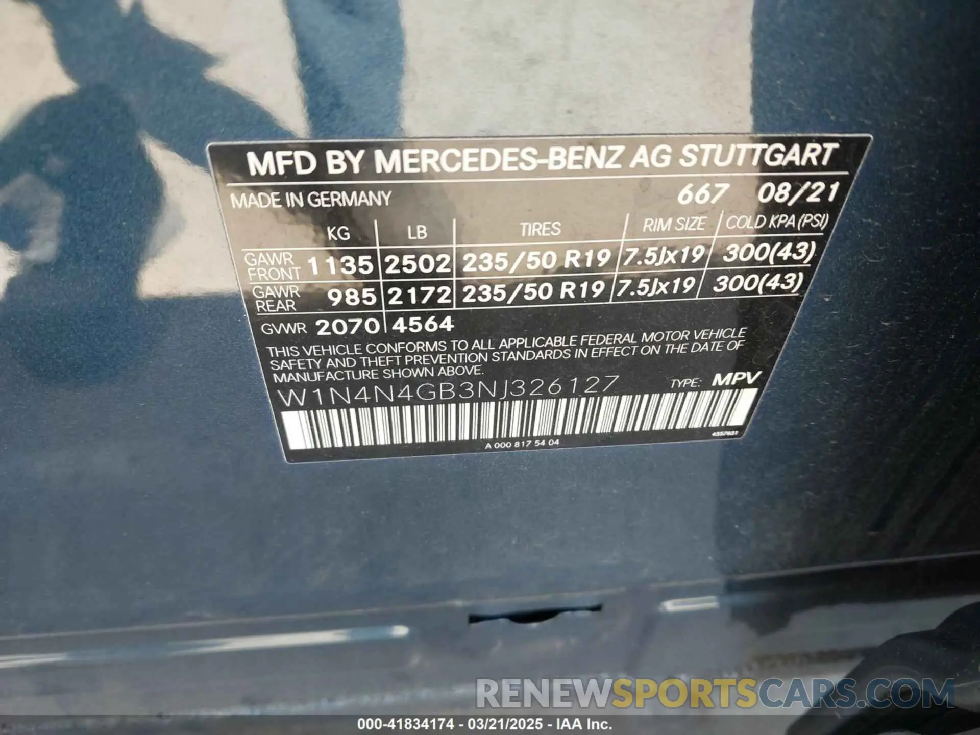 9 fotografías del automóvil dañado W1N4N4GB3NJ326127 MERCEDES-BENZ GLA 250 2022