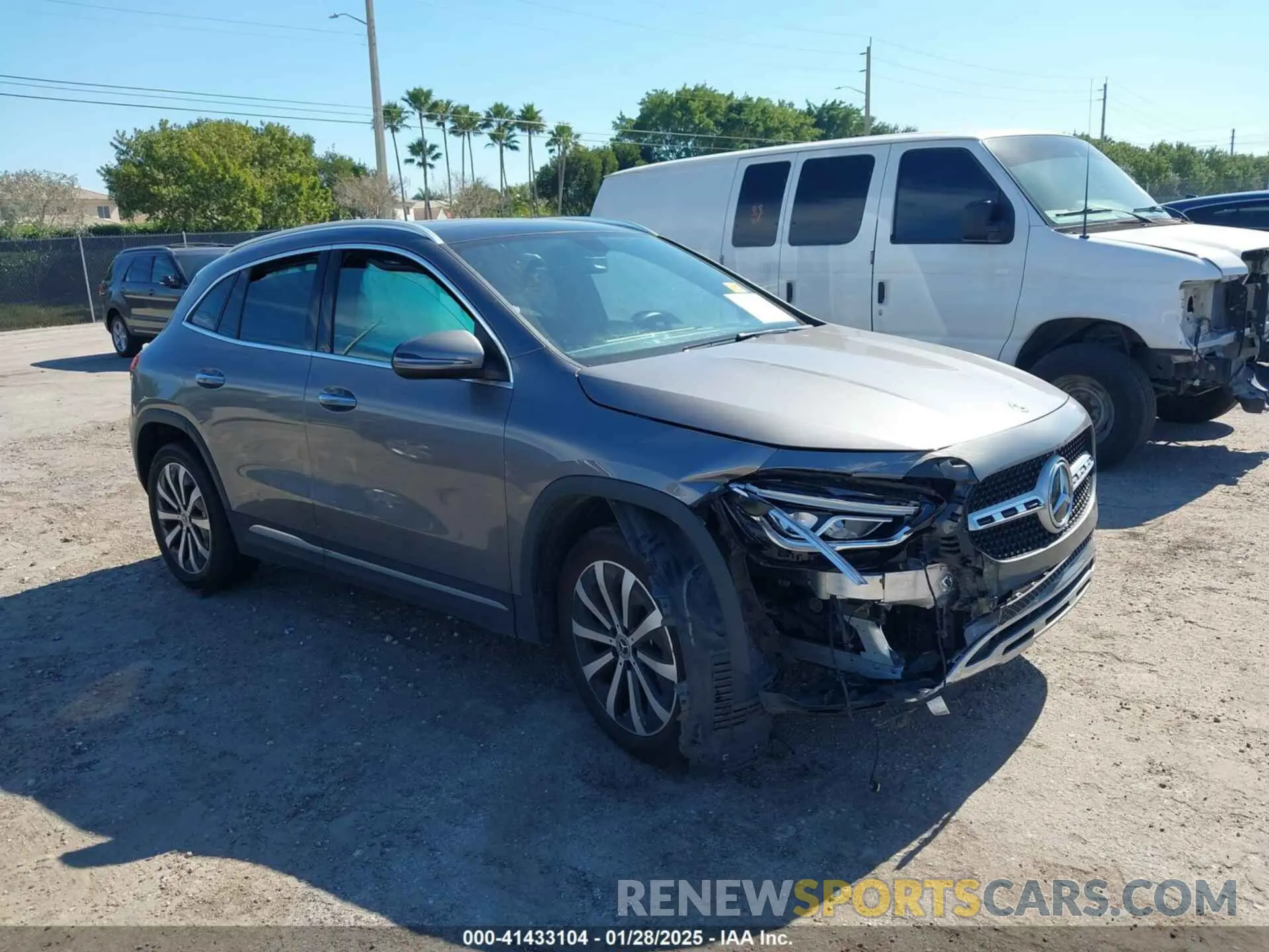 1 fotografías del automóvil dañado W1N4N4GB0PJ521895 MERCEDES-BENZ GLA 250 2023
