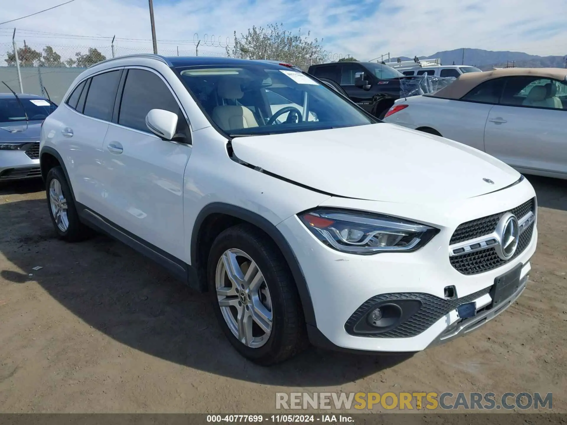 1 fotografías del automóvil dañado W1N4N4HB8PJ469186 MERCEDES-BENZ GLA 250 2023